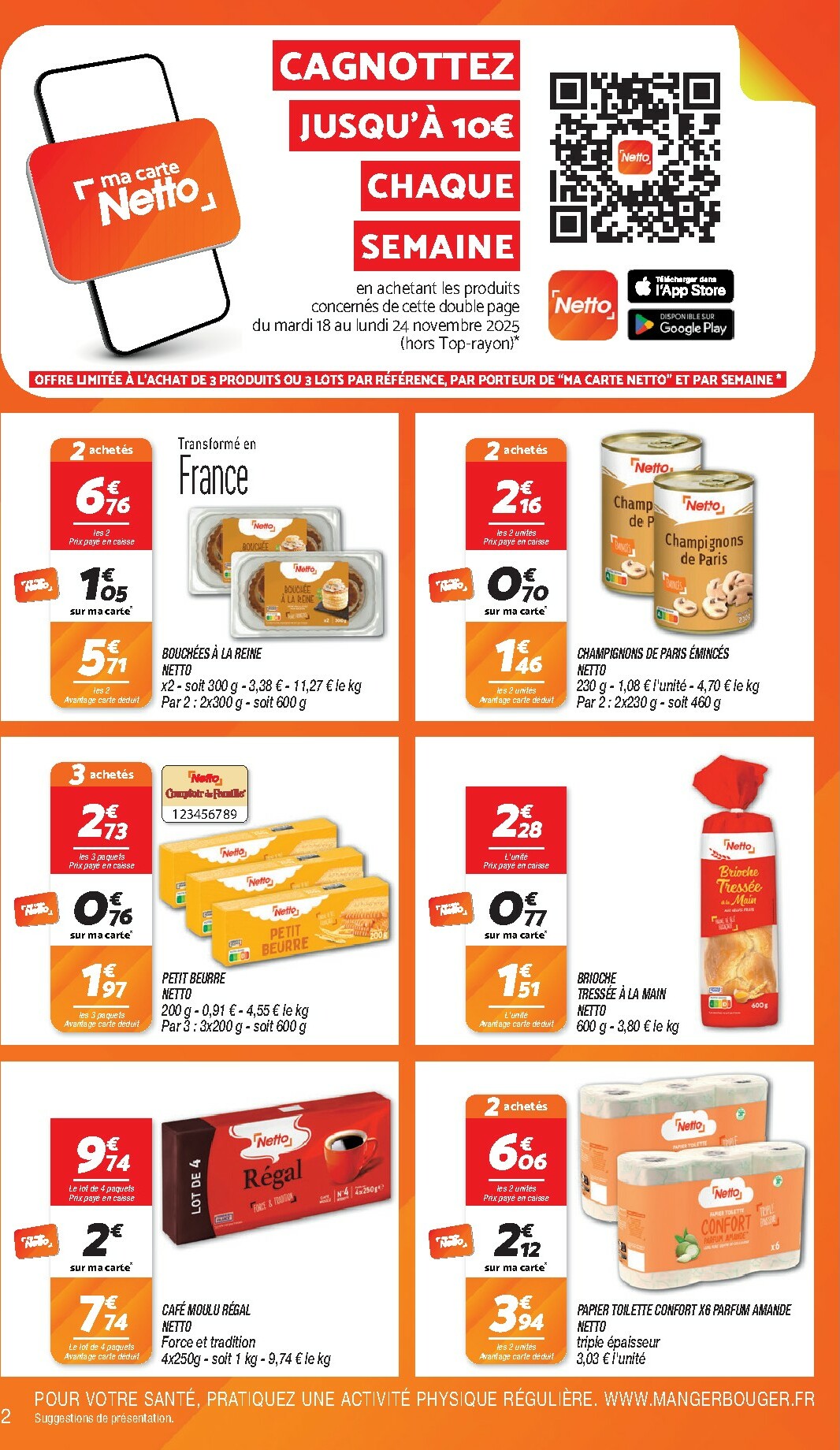 netto - Catalogue Netto - Immanquables valable du 18/11 au 24/11 - page: 2