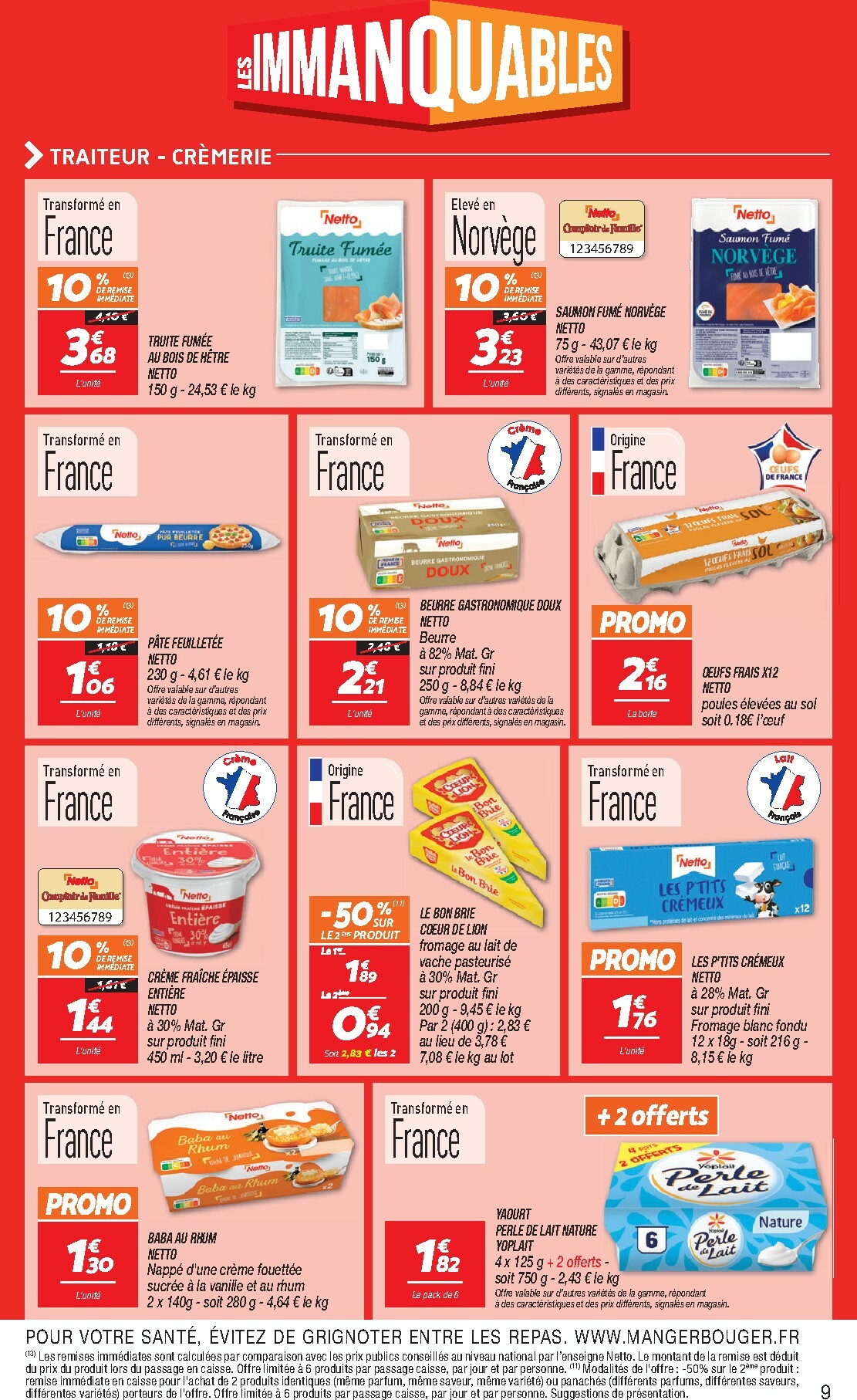 netto - Catalogue Netto - Immanquables valable du 18/11 au 24/11 - page: 9