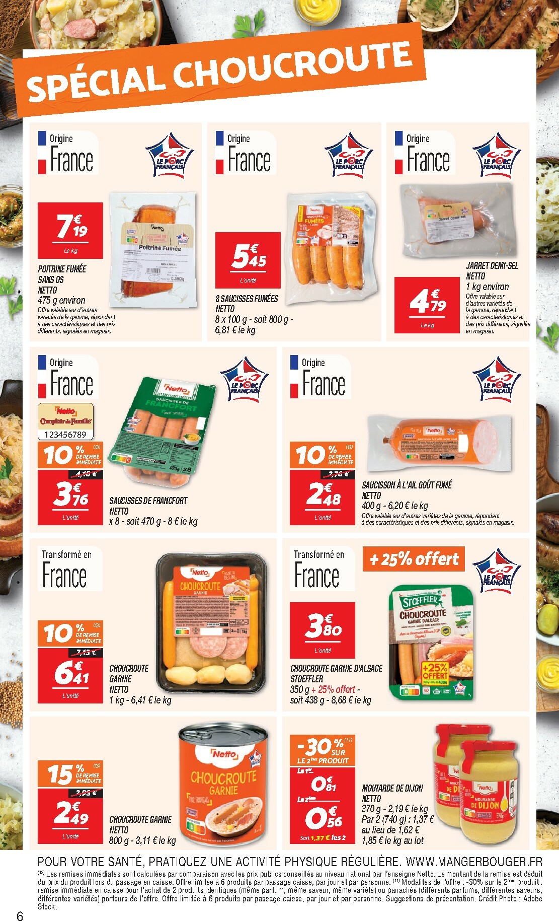 netto - Catalogue Netto - Immanquables valable du 18/11 au 24/11 - page: 6