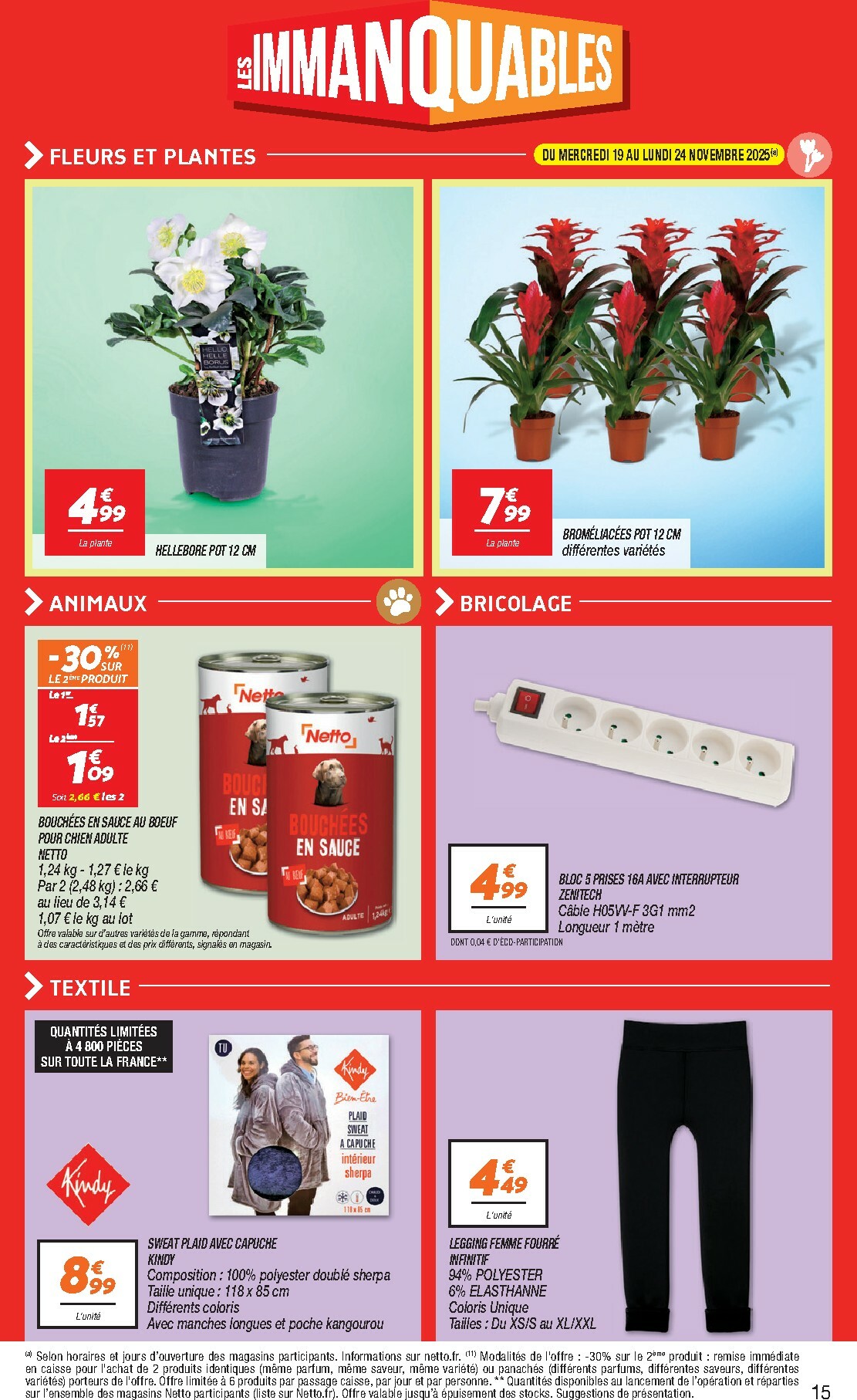 netto - Catalogue Netto - Immanquables valable du 18/11 au 24/11 - page: 15