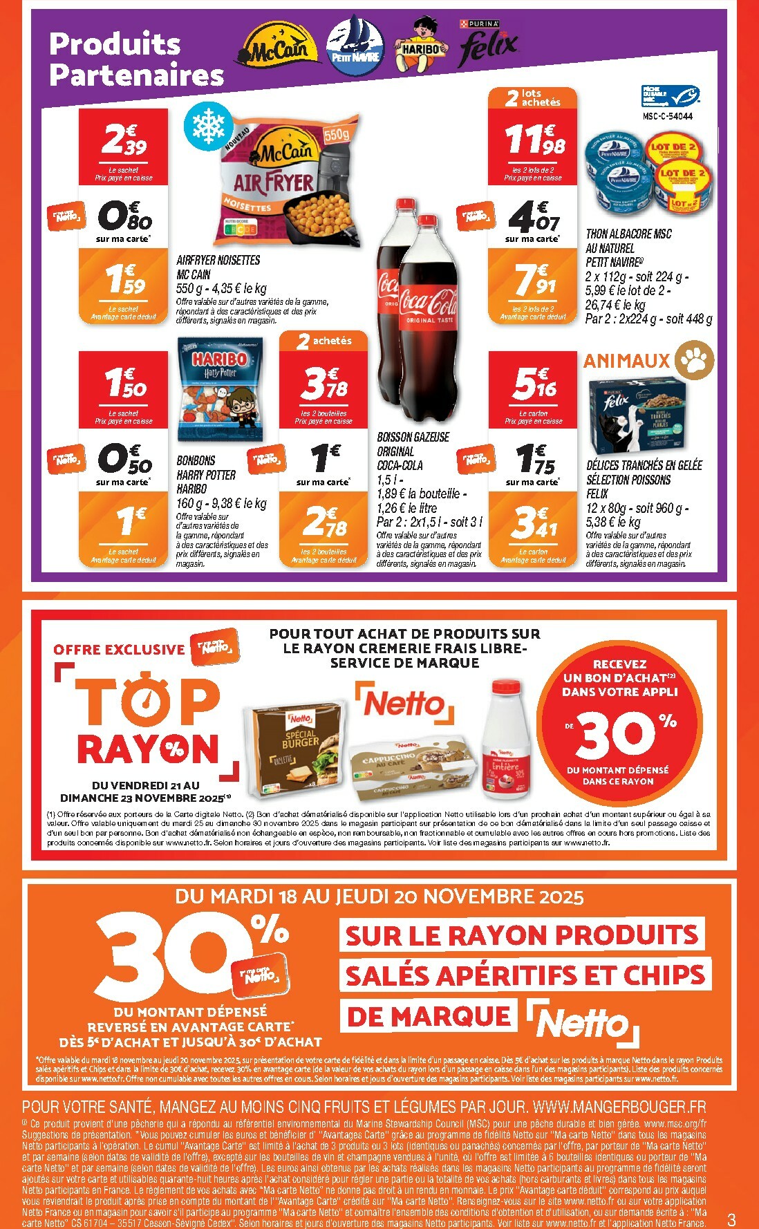 netto - Catalogue Netto - Immanquables valable du 18/11 au 24/11 - page: 3