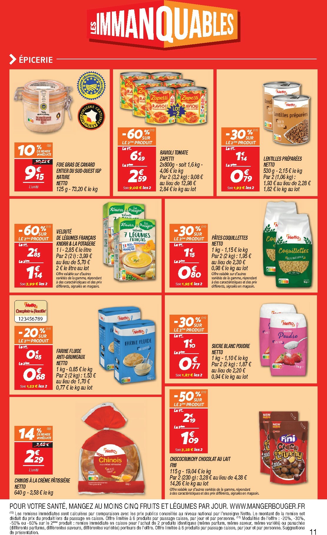 netto - Catalogue Netto - Immanquables valable du 18/11 au 24/11 - page: 11