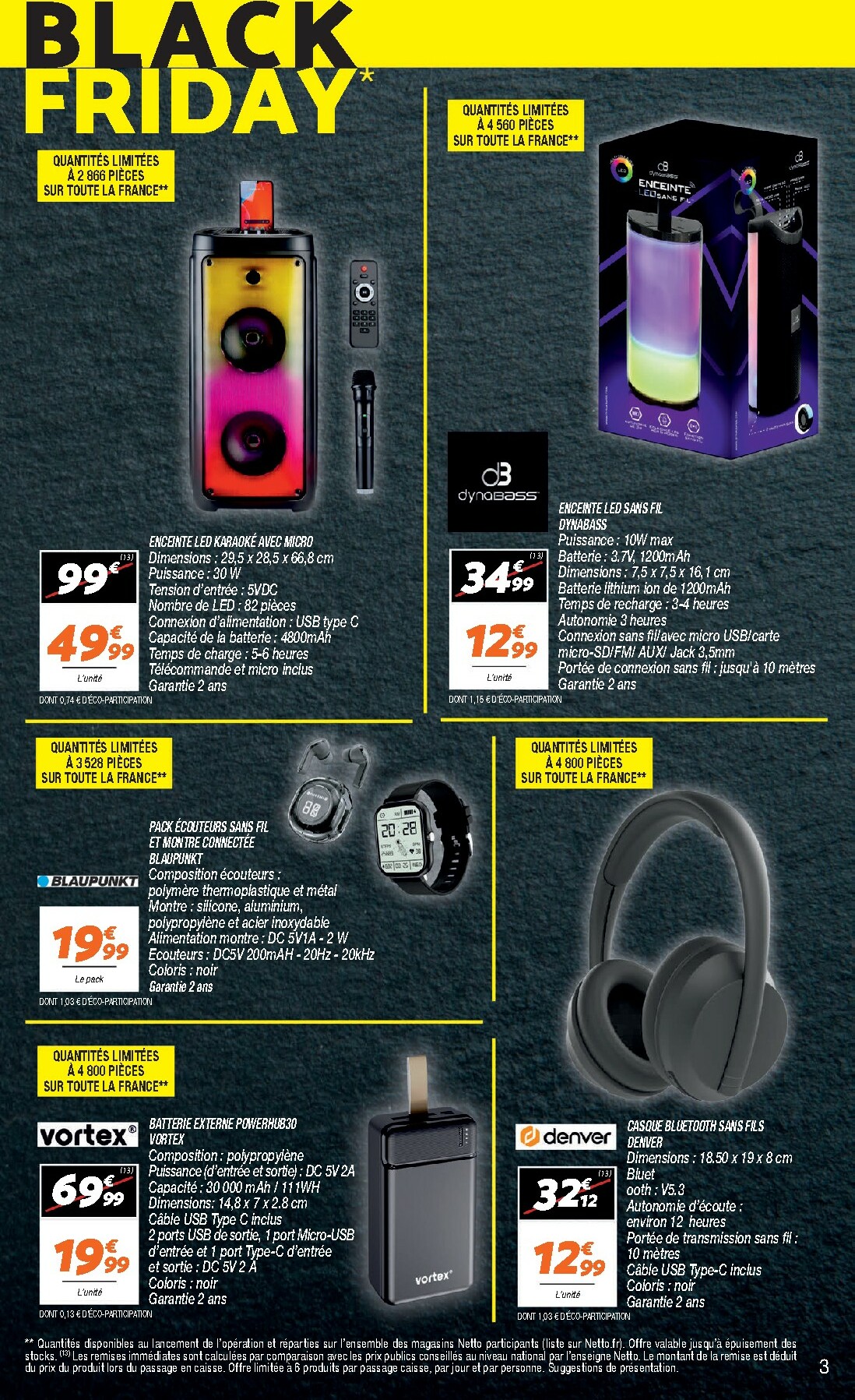 netto - Catalogue Netto - BLACK FRIDAY valable du 17/11 au 01/12 - page: 3
