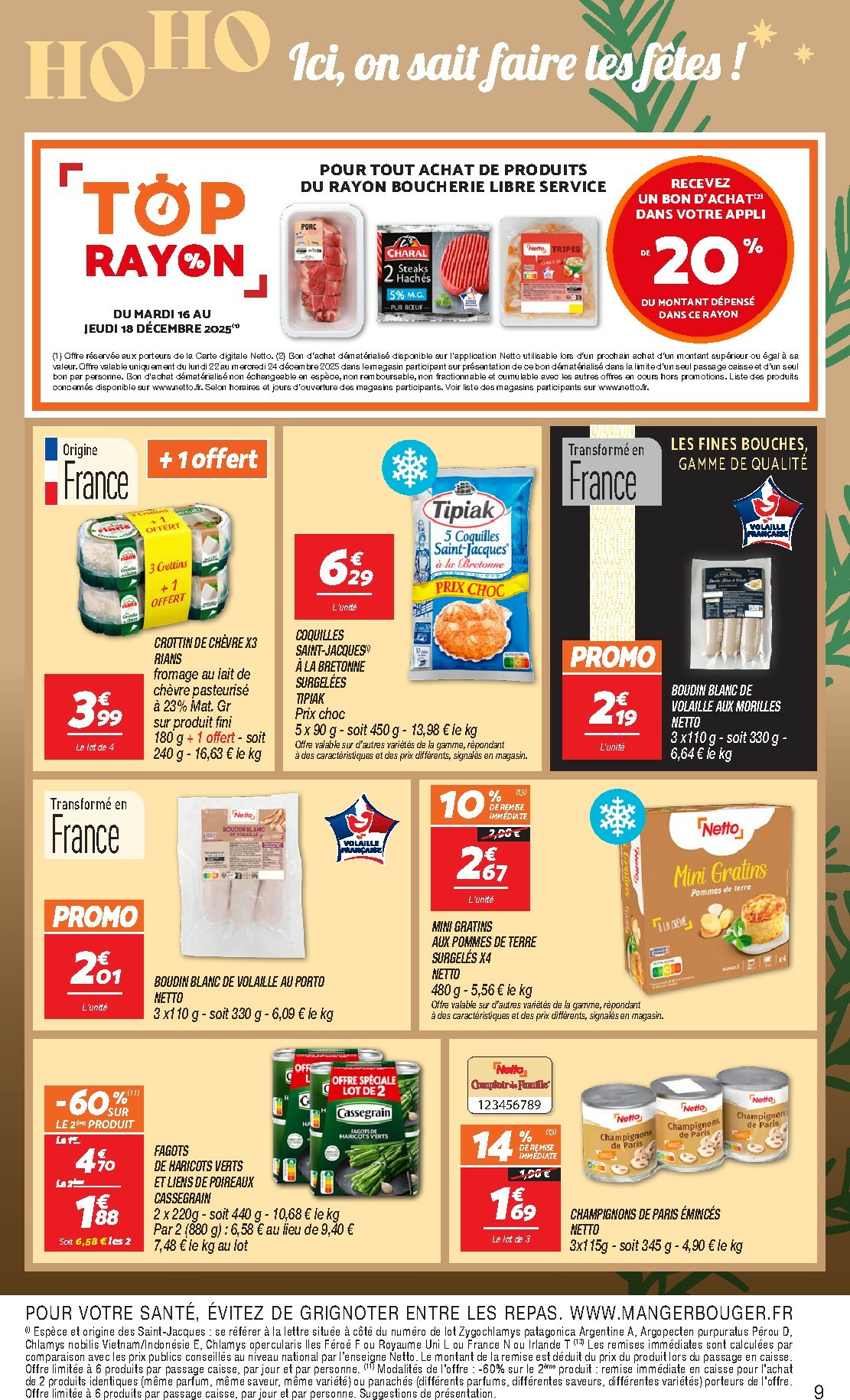 netto - Catalogue Netto - Festif valable du 16/12 au 24/12 - page: 9