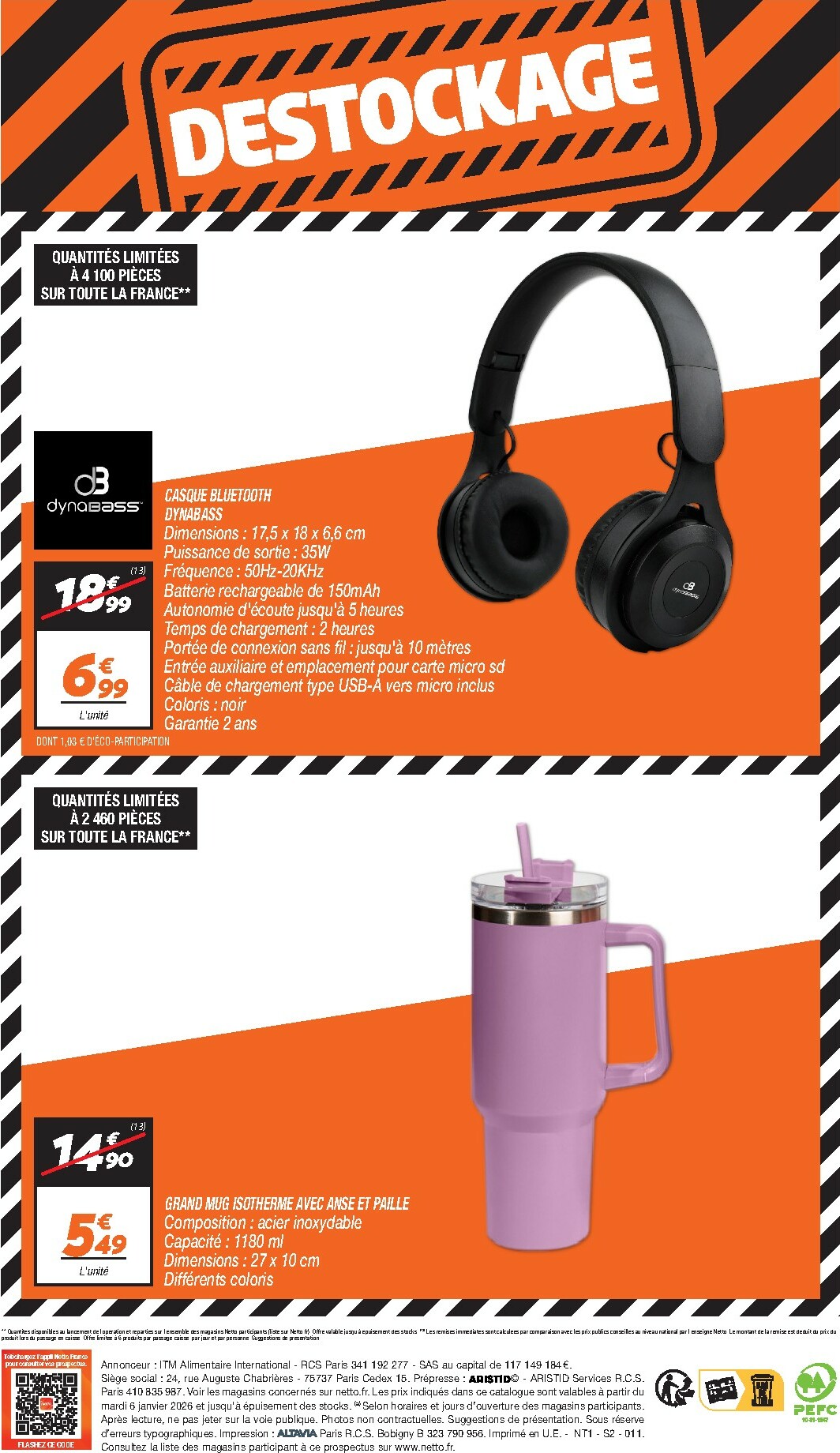 netto - Catalogue Netto - Destockage valable du 06/01 au 31/01 - page: 4