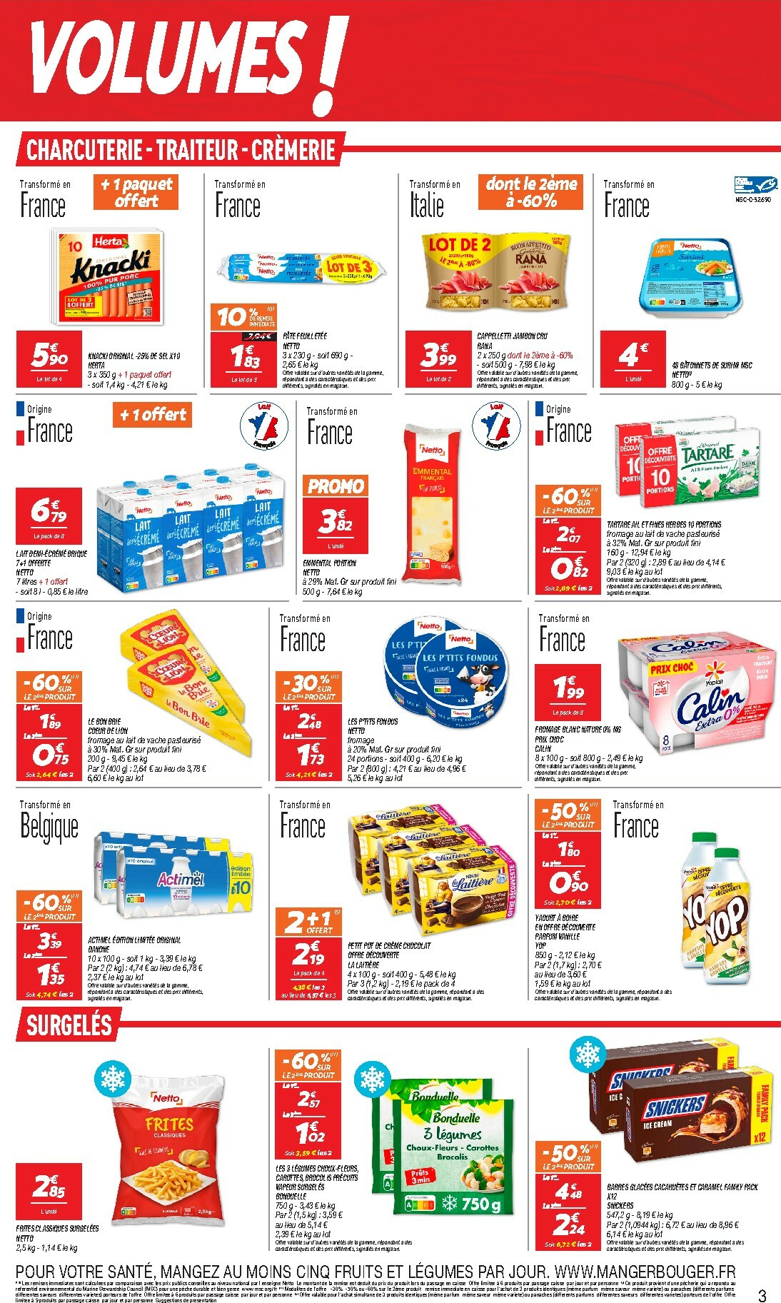 netto - Catalogue Netto - Maxi volumes valable du 03/02 au 16/02 - page: 3