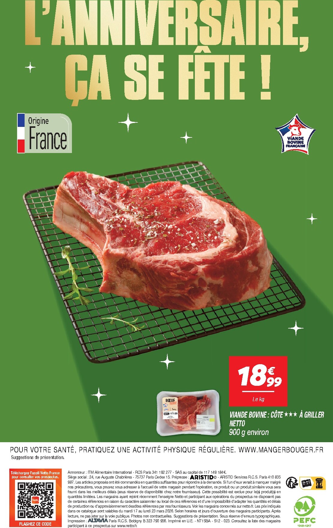 netto - Catalogue Netto - L'anniversaire, ça se fête ! valable du 17/03/2026 au 23/03/2026 - page: 22