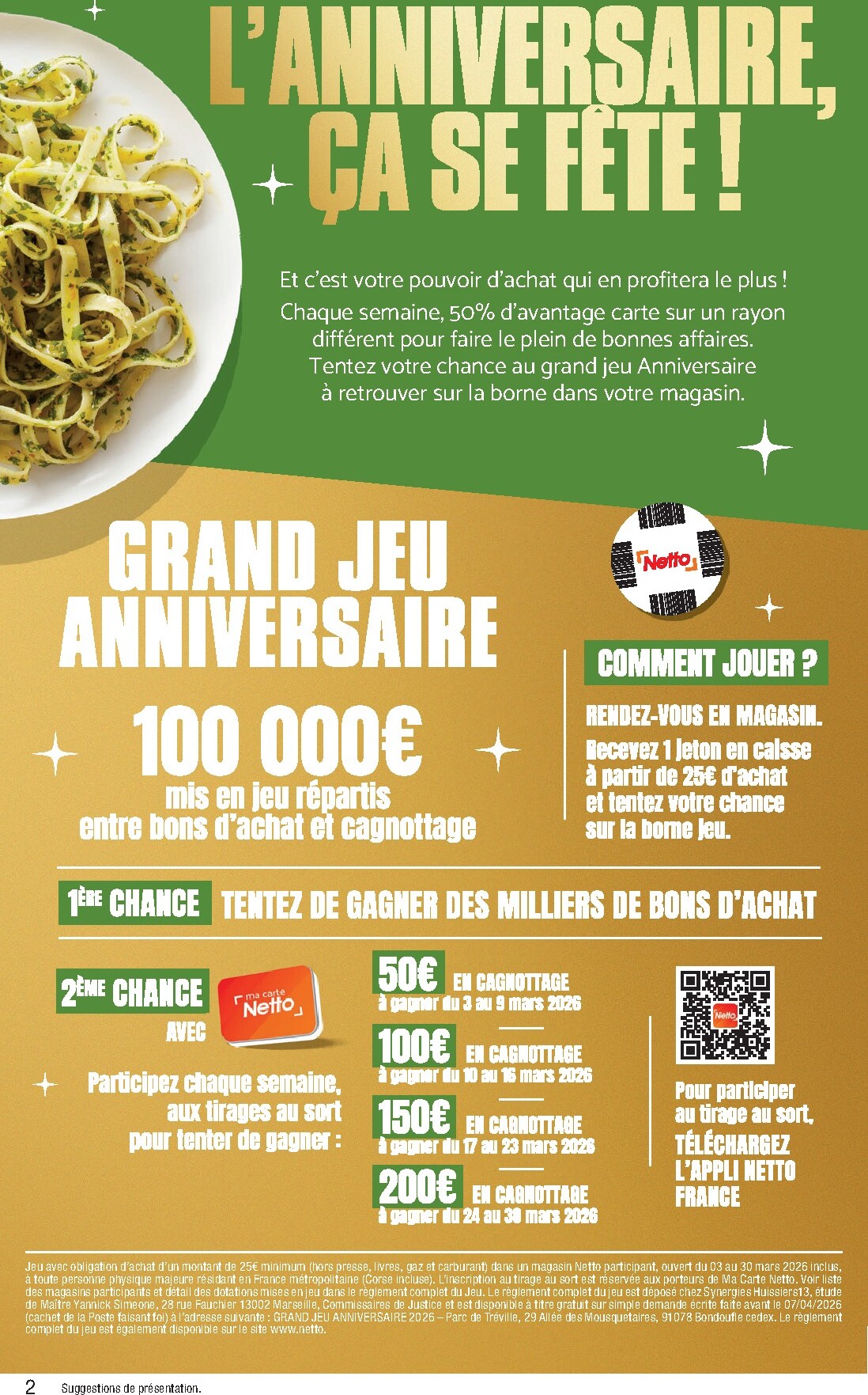 netto - Catalogue Netto - L'anniversaire, ça se fête ! valable du 17/03/2026 au 23/03/2026 - page: 2
