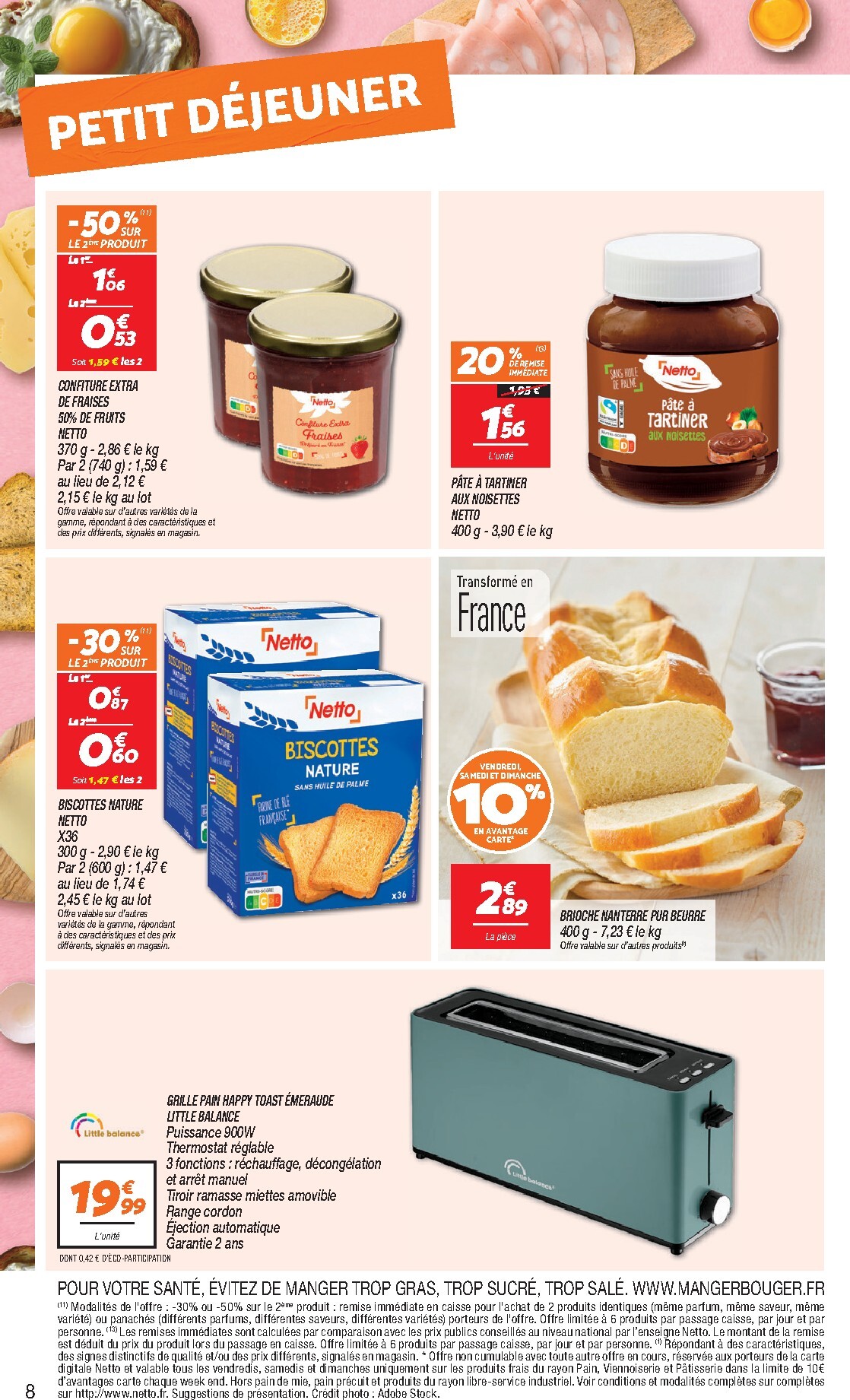 netto - Flyer Netto pour la semaine prochaine du du mardi 14/04/2026 au du lundi 20/04/2026 - page: 8