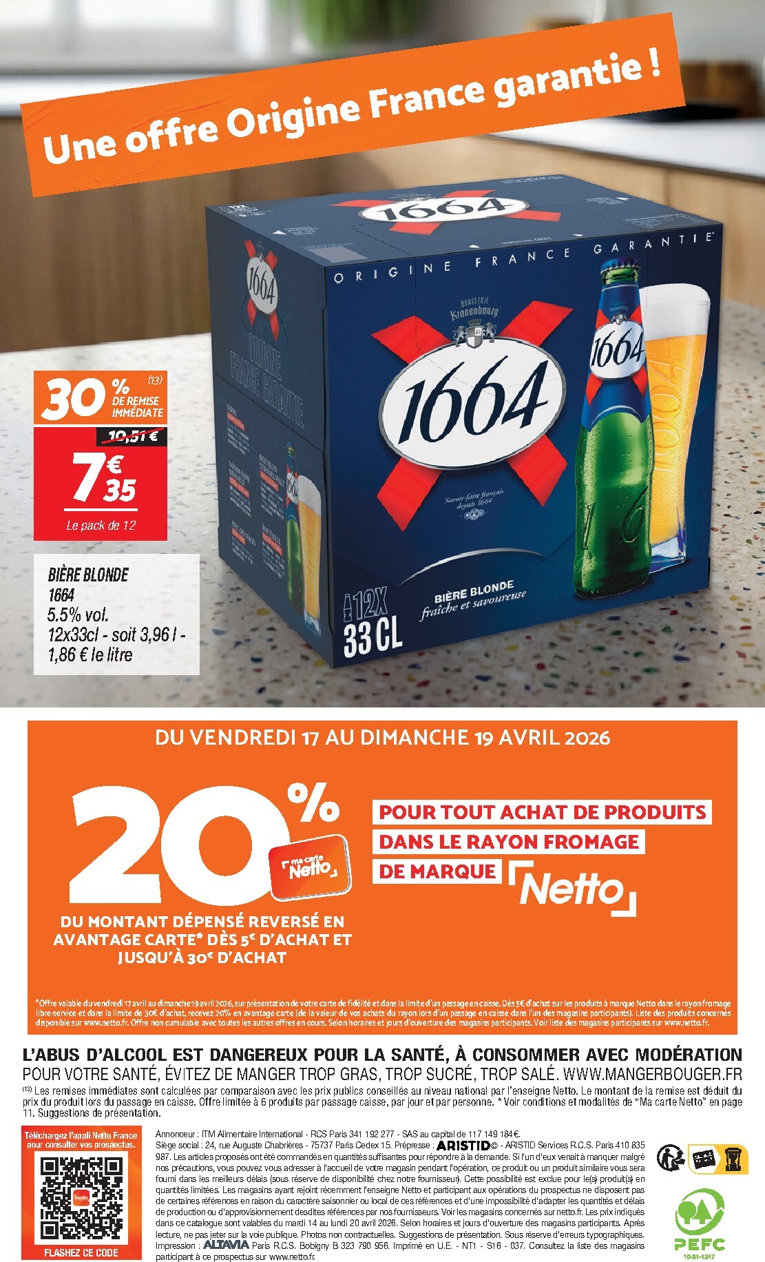 netto - Flyer Netto pour la semaine prochaine du du mardi 14/04/2026 au du lundi 20/04/2026 - page: 20