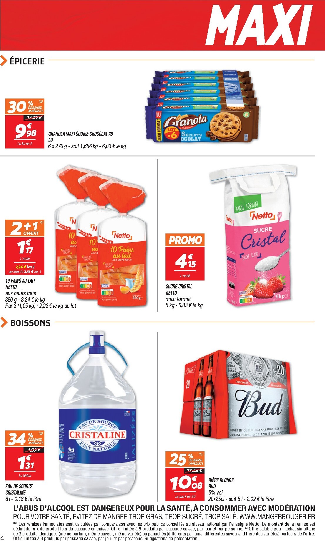 netto - Flyer Netto pour la semaine prochaine du du mardi 14/04/2026 au du lundi 20/04/2026 - page: 4