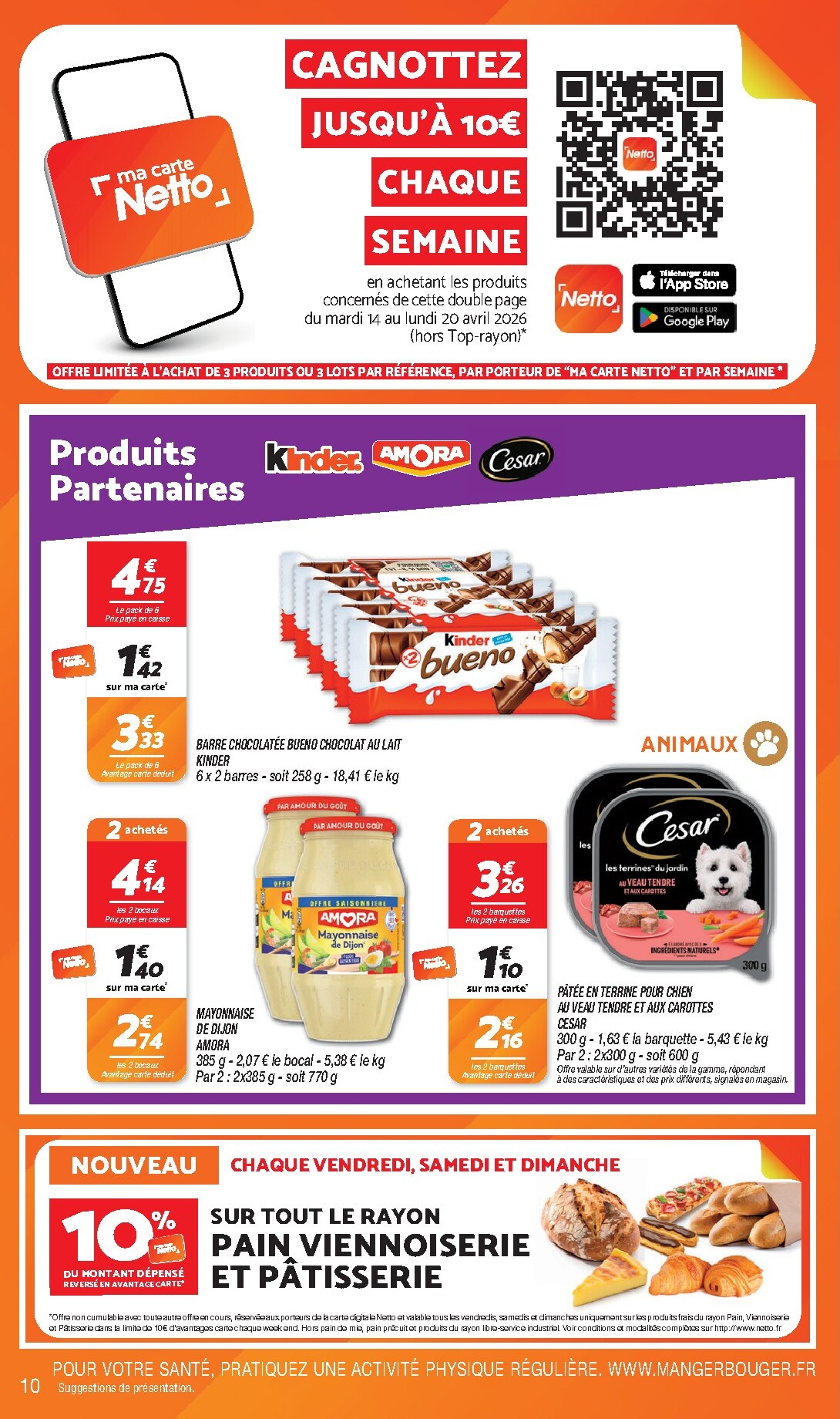 netto - Flyer Netto pour la semaine prochaine du du mardi 14/04/2026 au du lundi 20/04/2026 - page: 10