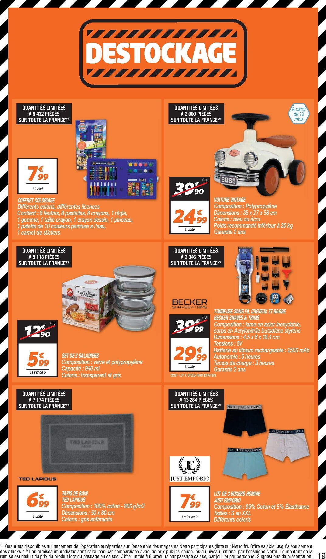 netto - Flyer Netto pour la semaine prochaine du du mardi 14/04/2026 au du lundi 20/04/2026 - page: 19