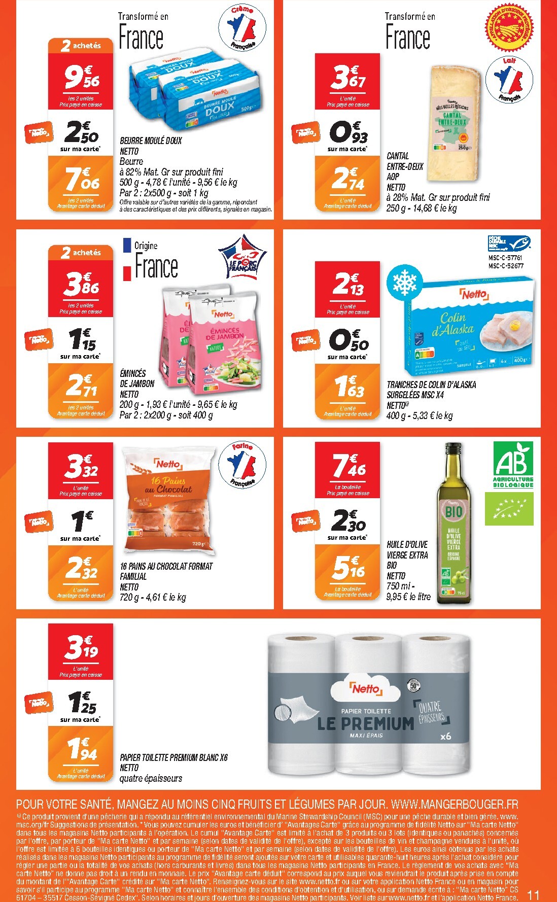 netto - Flyer Netto pour la semaine prochaine du du mardi 14/04/2026 au du lundi 20/04/2026 - page: 11