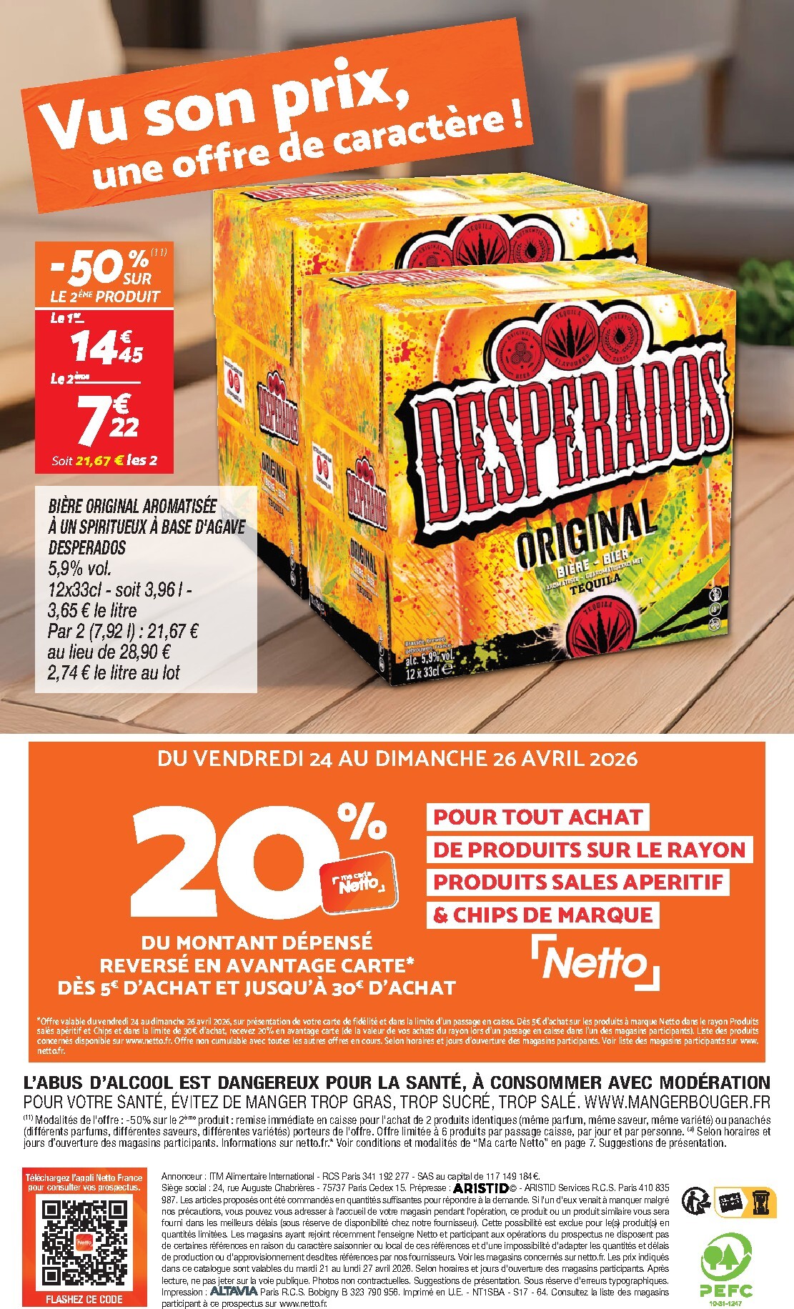 netto - Flyer Netto pour la semaine prochaine du du mardi 21/04/2026 au du lundi 27/04/2026 - page: 16