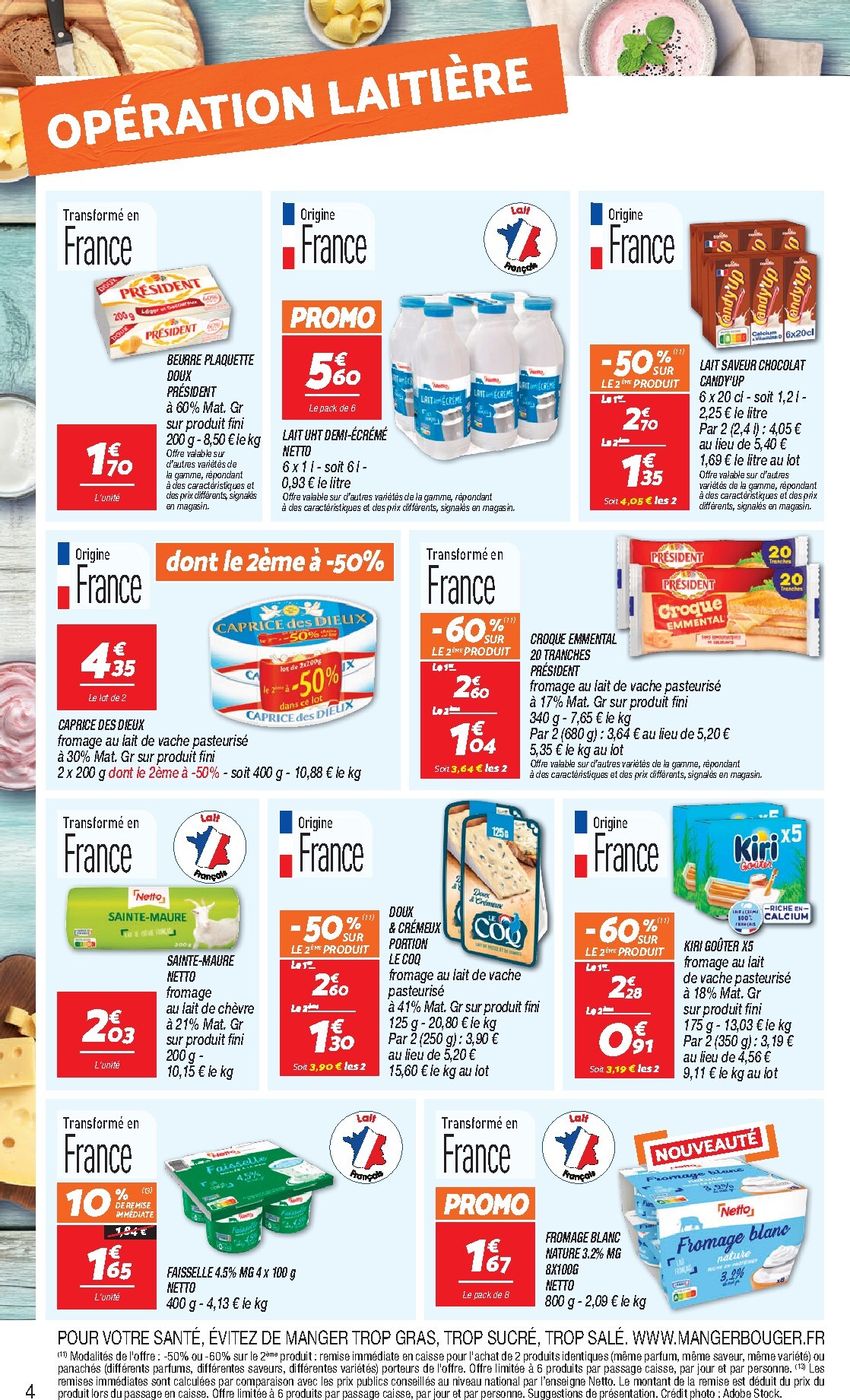 netto - Flyer Netto pour la semaine prochaine du du mardi 21/04/2026 au du lundi 27/04/2026 - page: 4