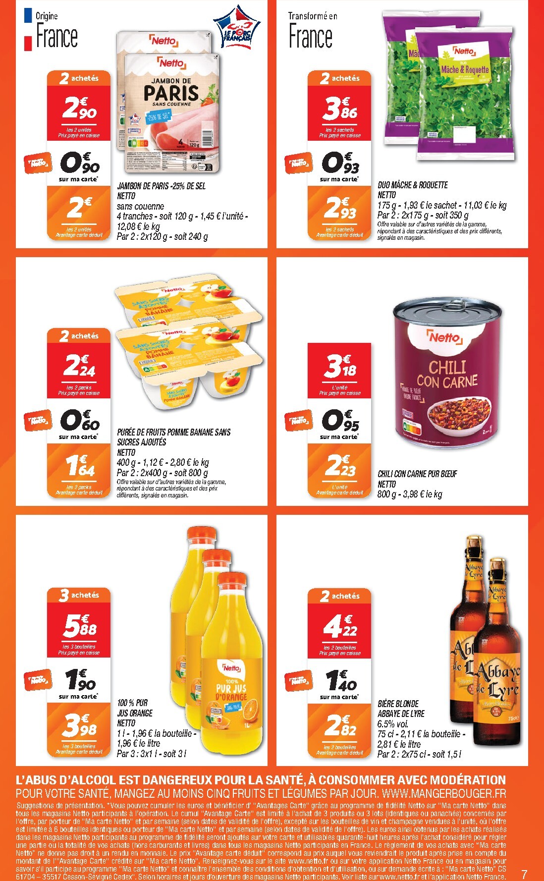 netto - Flyer Netto pour la semaine prochaine du du mardi 21/04/2026 au du lundi 27/04/2026 - page: 7