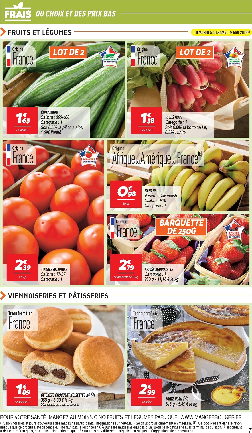 netto - Flyer Netto pour la semaine prochaine du du mardi 05/05/2026 au du lundi 11/05/2026 - page: 7