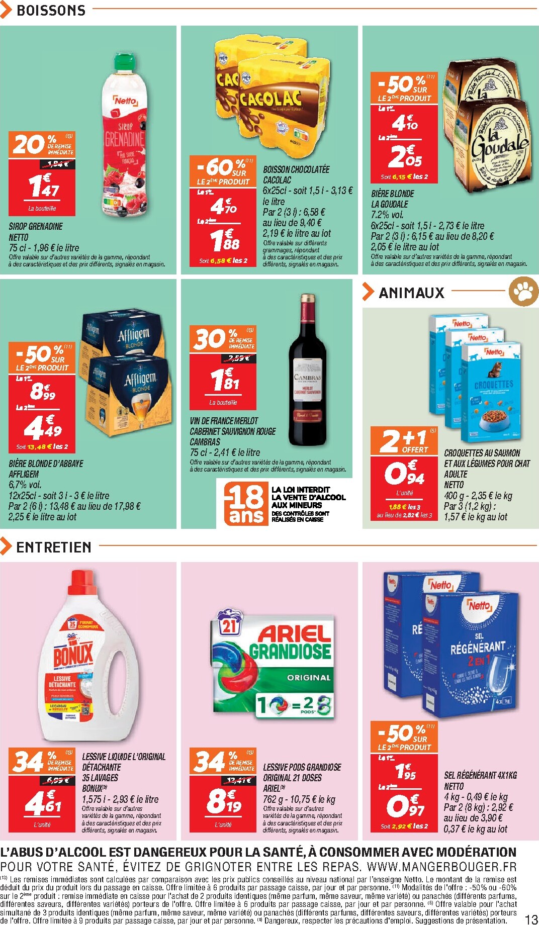 netto - Flyer Netto pour la semaine prochaine du du mardi 05/05/2026 au du lundi 11/05/2026 - page: 13