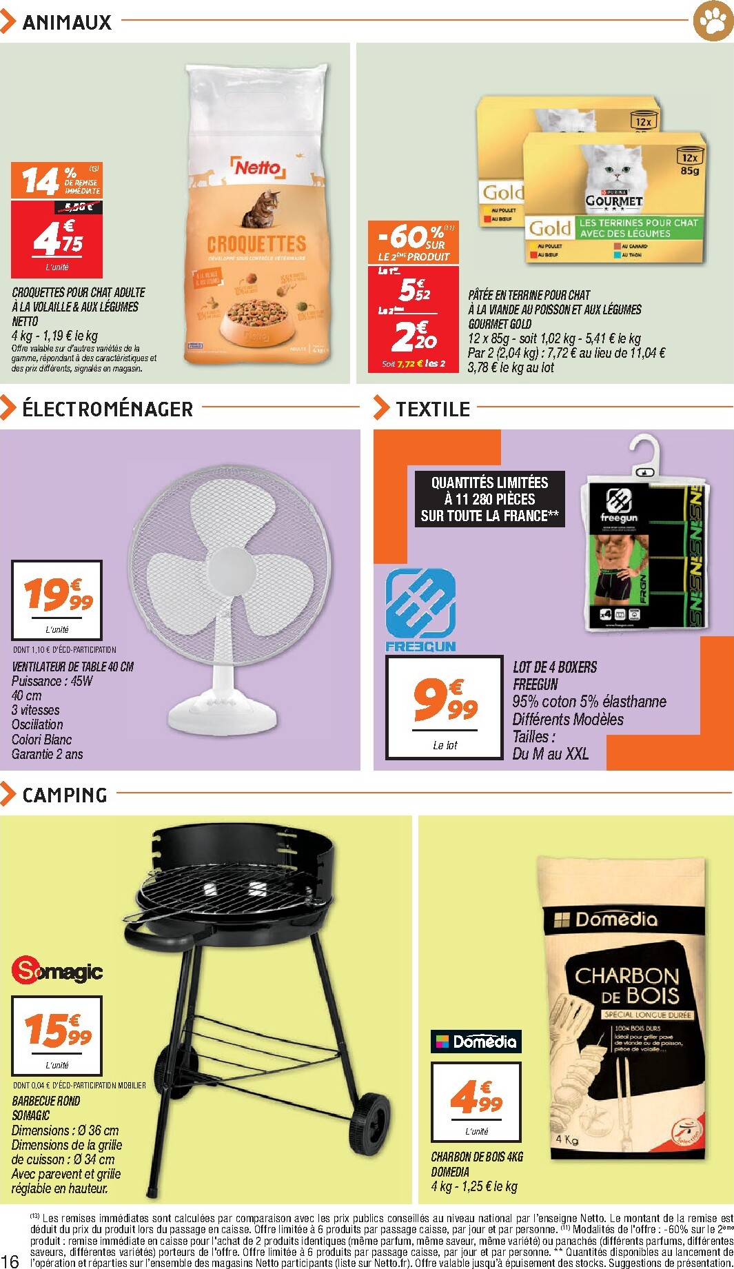 netto - Flyer Netto pour la semaine prochaine du du mardi 12/05/2026 au du lundi 18/05/2026 - page: 16