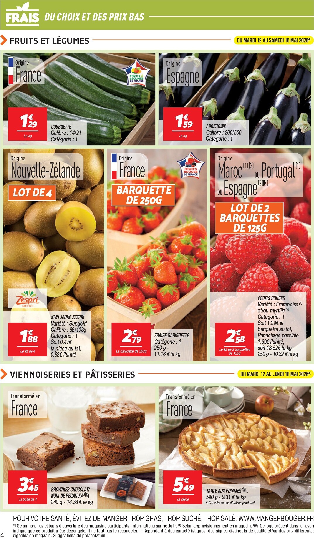 netto - Flyer Netto pour la semaine prochaine du du mardi 12/05/2026 au du lundi 18/05/2026 - page: 4