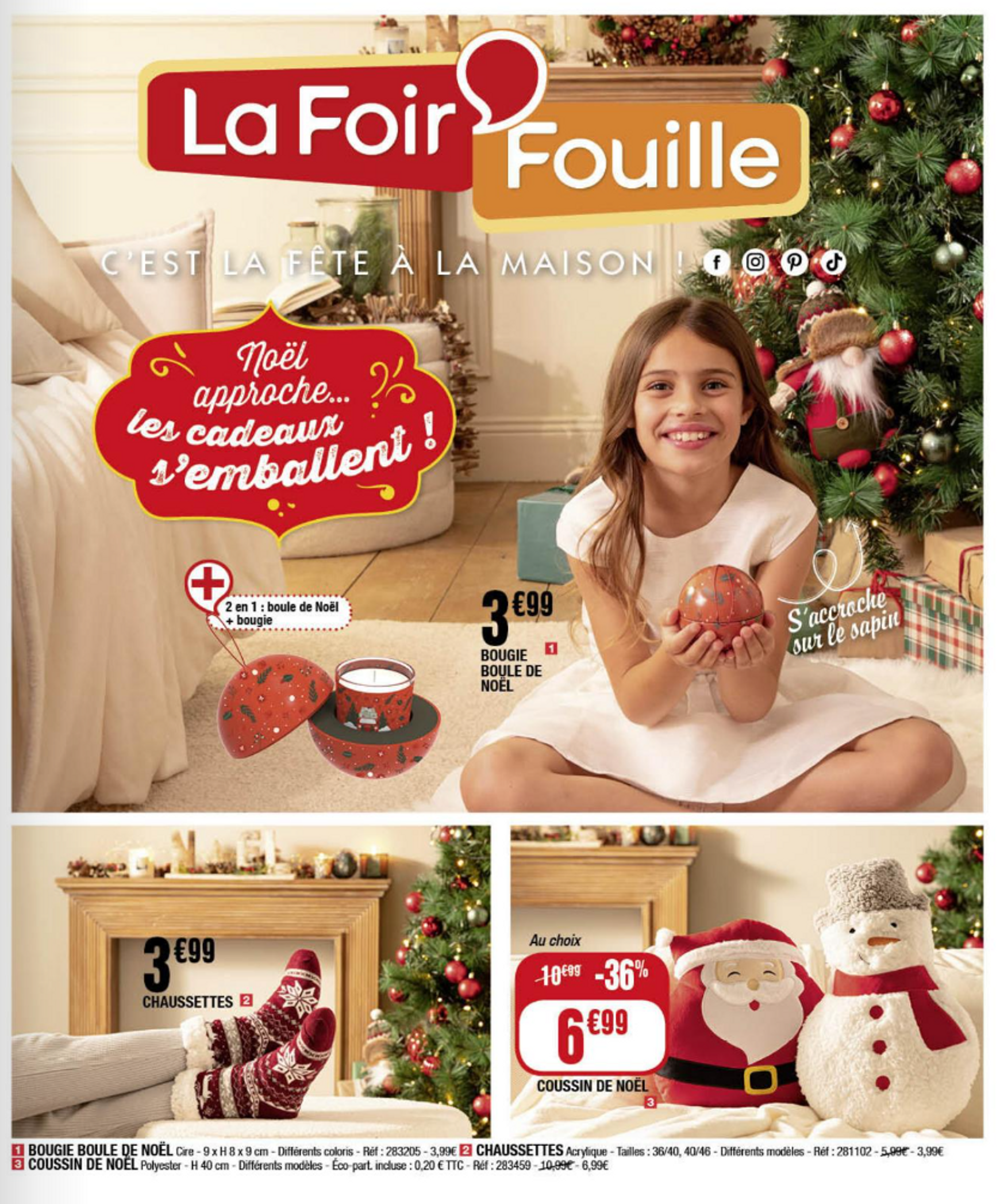 la-foir-fouille - Catalogue La Foir'Fouille - Cadeaux de Noël valable dès 19.11. - 02.12. - page: 1