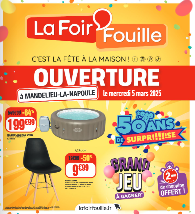 la-foir-fouille - Catalogue La Foir'Fouille - Mandelieu-la-Napoule valable dès 05/03 - 11/03