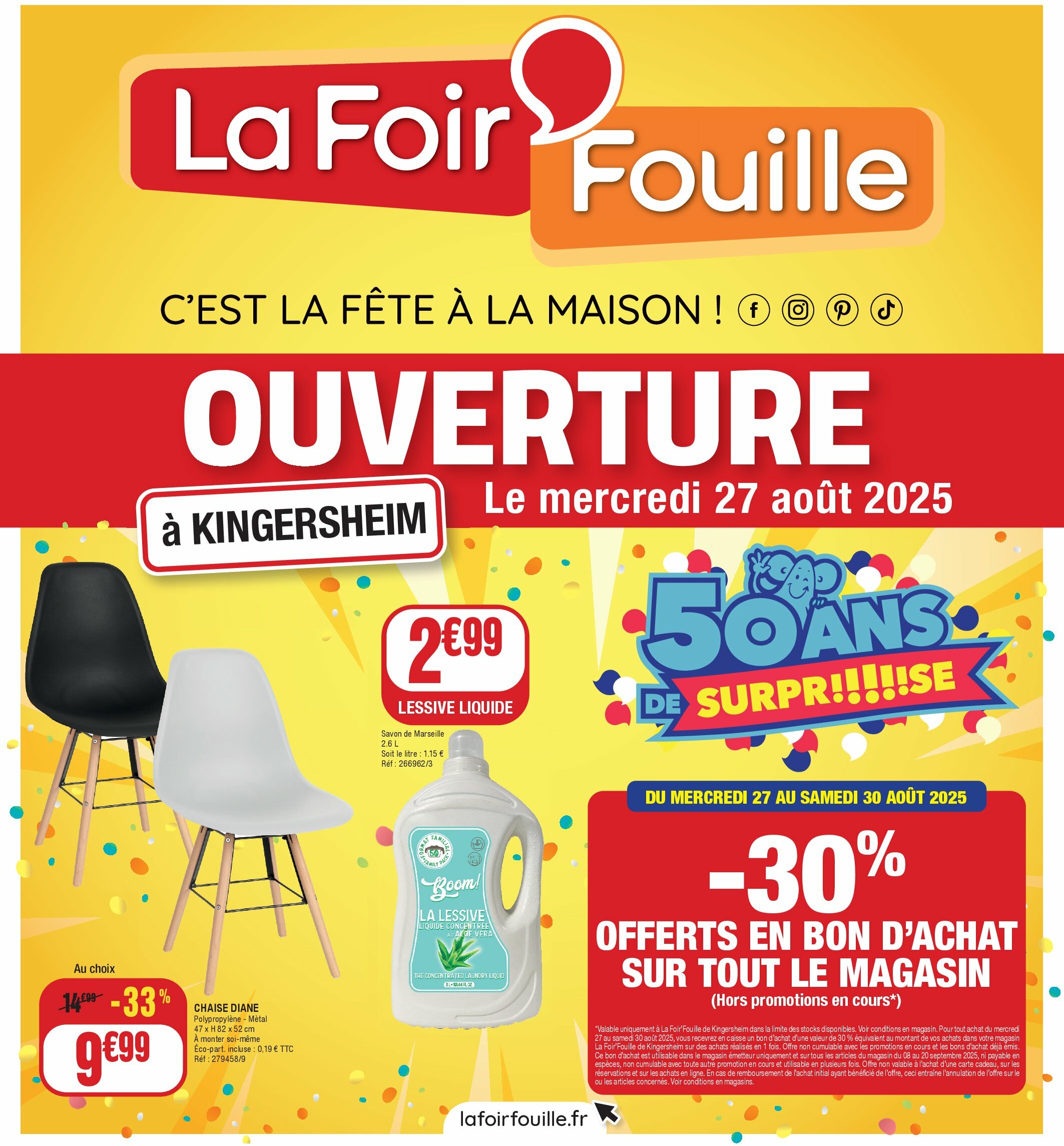 la-foir-fouille - Catalogue La Foir'Fouille - 90 rue de Guebwiller, Kingersheim valable du 27/08 au 06/09