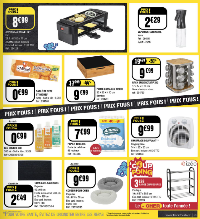 la-foir-fouille - Catalogue La Foir'Fouille valable du 27/10 au 09/11 - page: 3