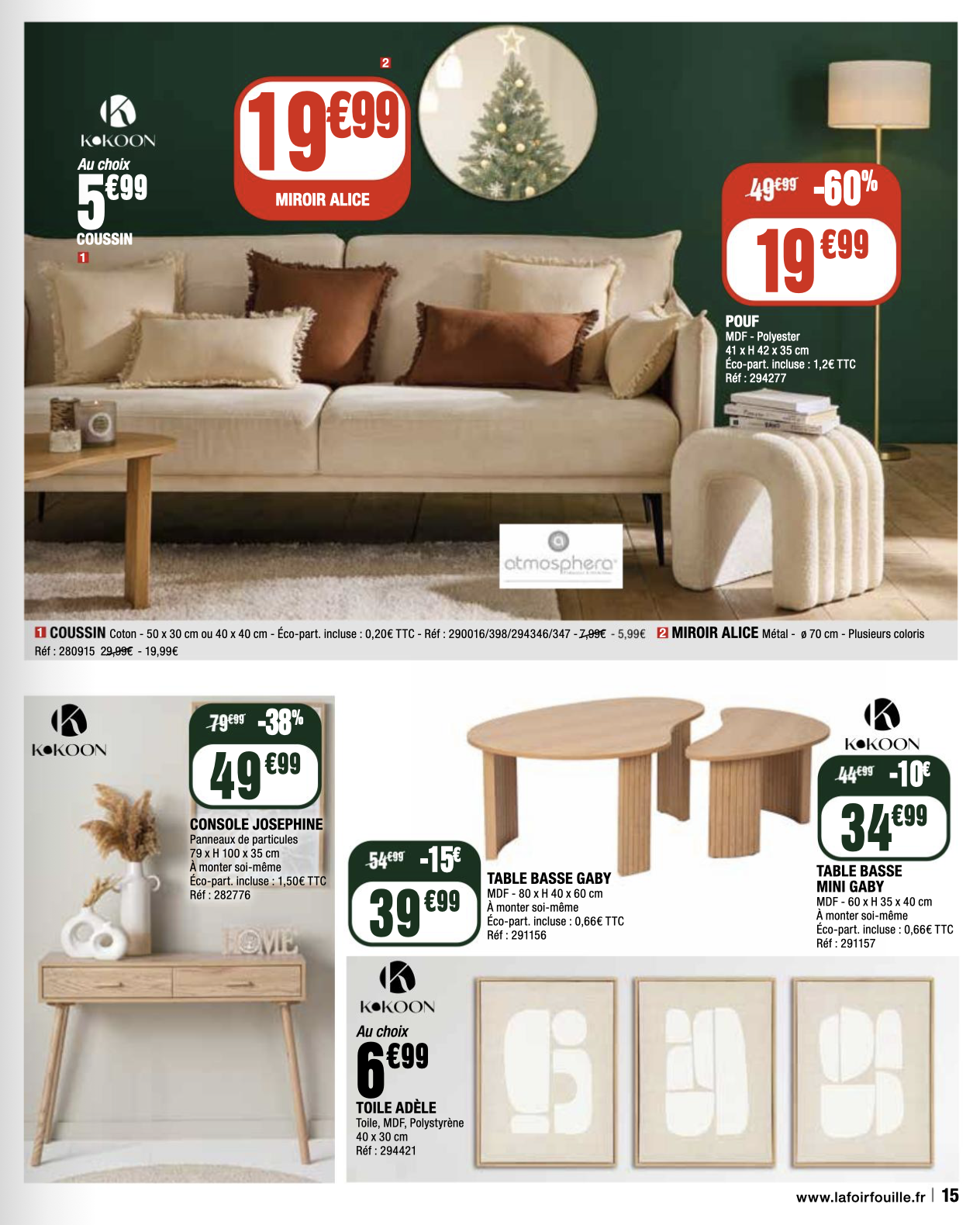 la-foir-fouille - Catalogue La Foir'Fouille valable du 17/11 au 30/11 - page: 15