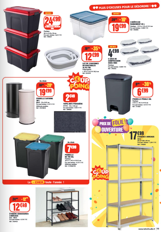 la-foir-fouille - Catalogue La Foir'Fouille - Saint-Martin-Boulogne valable du 04/03/2026 au 15/03/2026 - page: 15