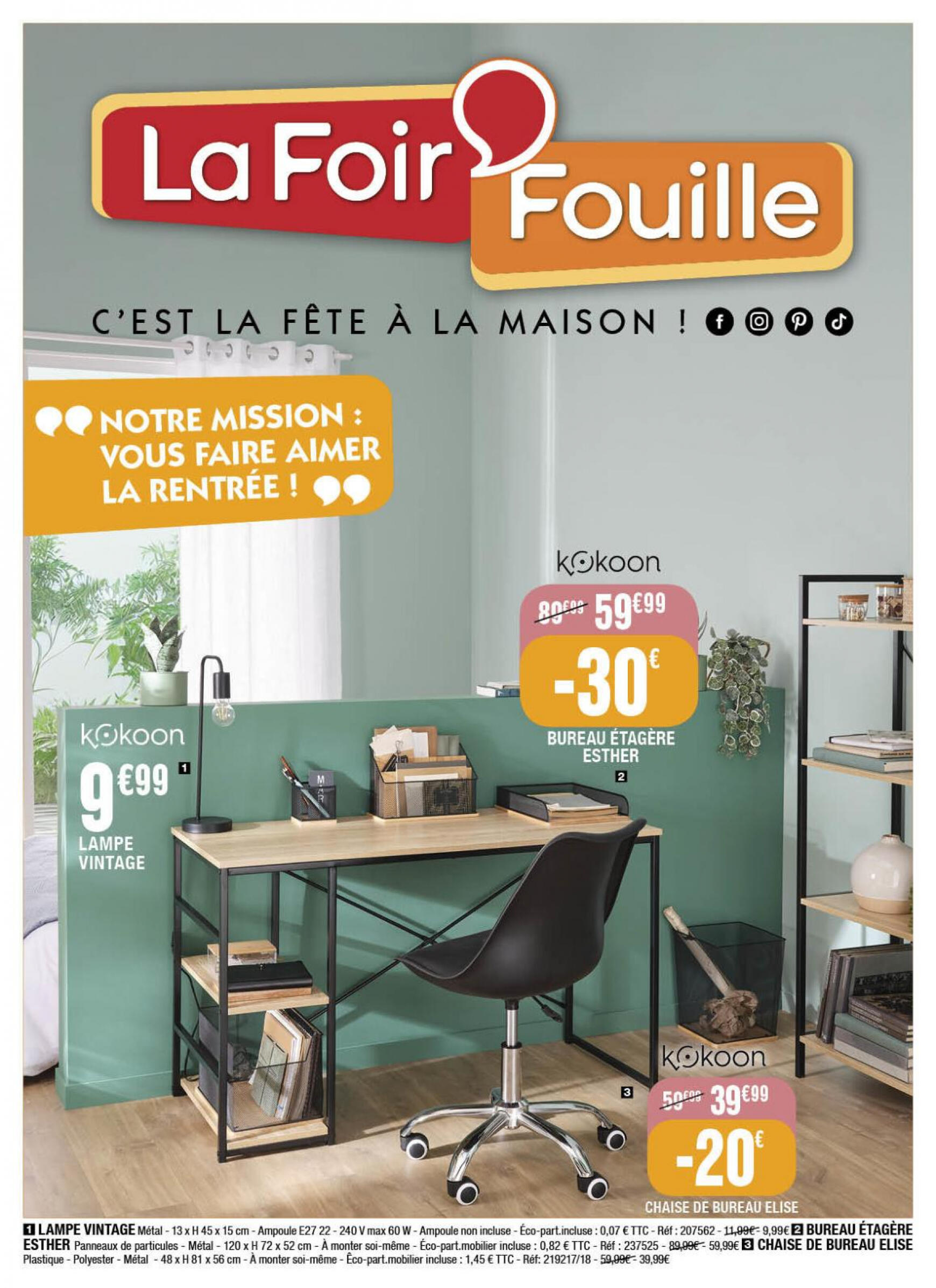la-foir-fouille - Catalogue La Foir'Fouille de du lundi 04.09.