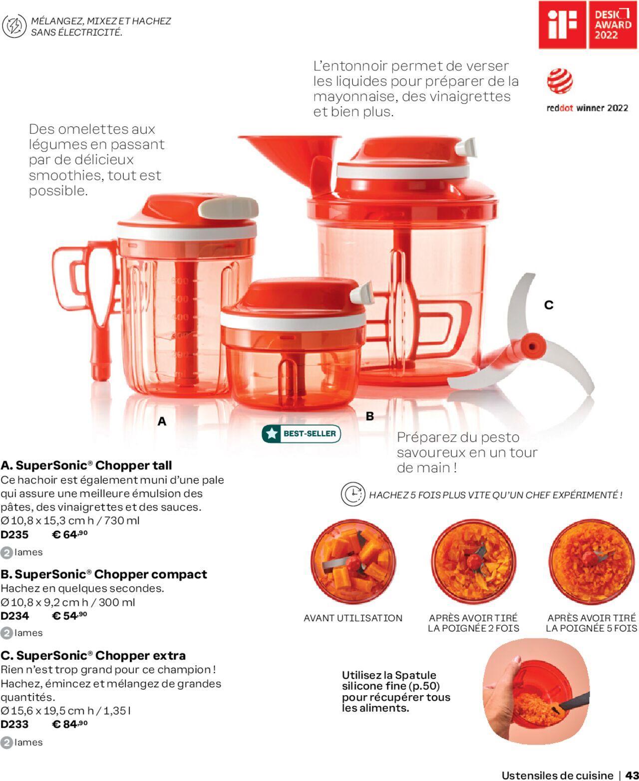 tupperware - Tupperware catalogue Automne/Hiver 2024-2025 à partir du 01/09/2024 - promo en ligne du dimanche 01/09/2024 - page: 43