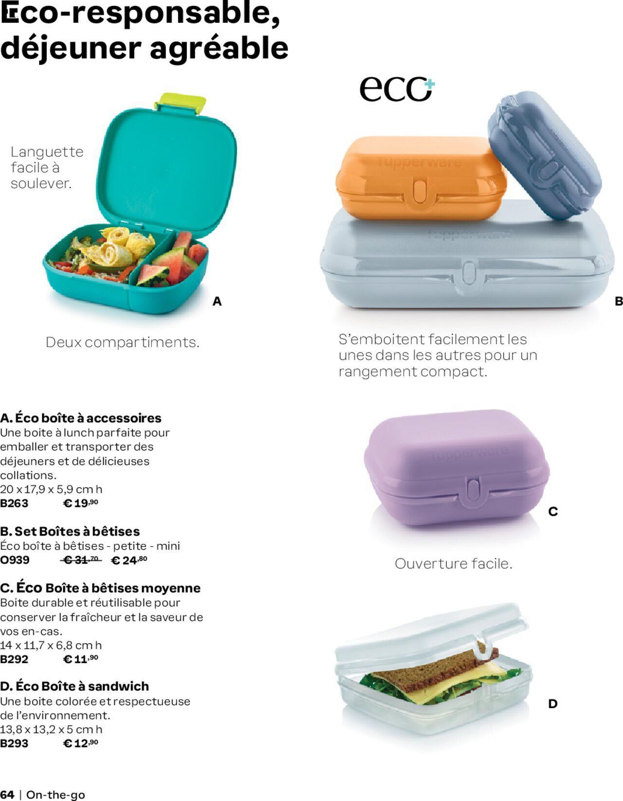 tupperware - Tupperware catalogue Automne/Hiver 2024-2025 à partir du 01/09/2024 - promo en ligne du dimanche 01/09/2024 - page: 64