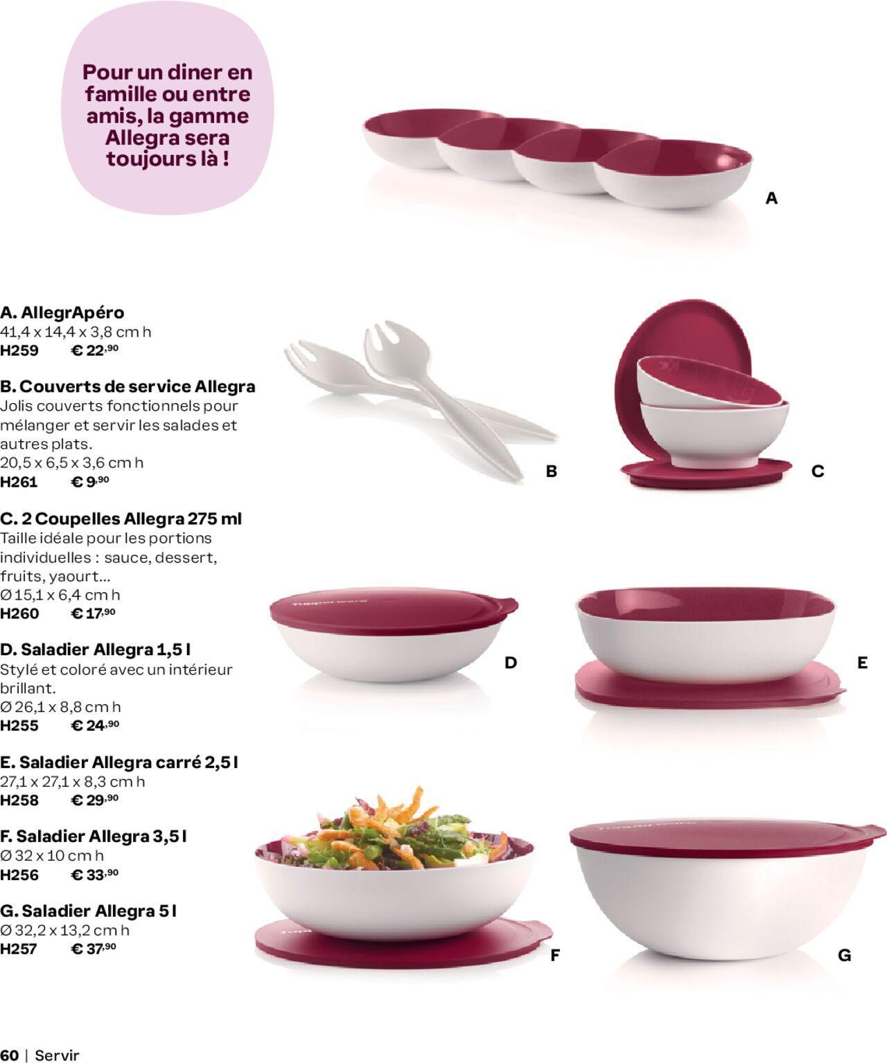 tupperware - Tupperware catalogue Automne/Hiver 2024-2025 à partir du 01/09/2024 - promo en ligne du dimanche 01/09/2024 - page: 60