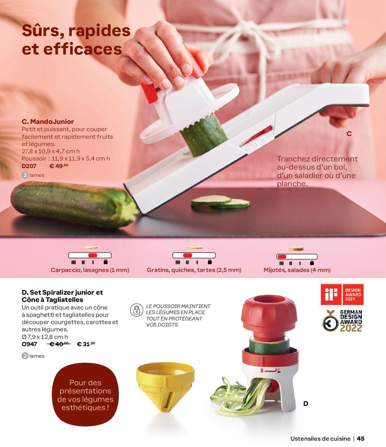 tupperware - Tupperware catalogue Automne/Hiver 2024-2025 à partir du 01/09/2024 - promo en ligne du dimanche 01/09/2024 - page: 45