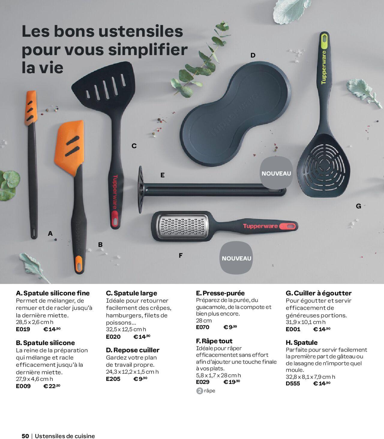 tupperware - Tupperware catalogue Automne/Hiver 2024-2025 à partir du 01/09/2024 - promo en ligne du dimanche 01/09/2024 - page: 50