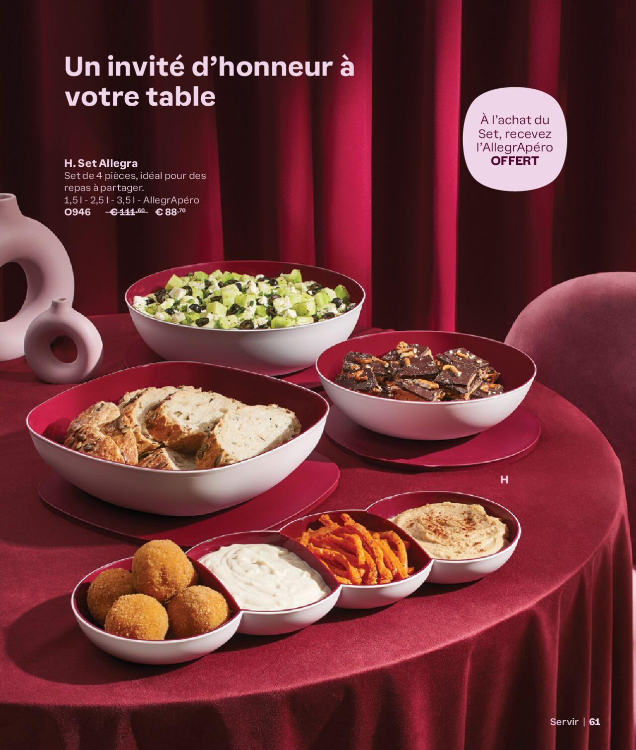 tupperware - Tupperware catalogue Automne/Hiver 2024-2025 à partir du 01/09/2024 - promo en ligne du dimanche 01/09/2024 - page: 61