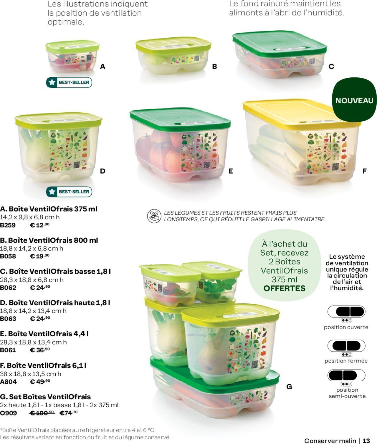 tupperware - Tupperware catalogue Automne/Hiver 2024-2025 à partir du 01/09/2024 - promo en ligne du dimanche 01/09/2024 - page: 13