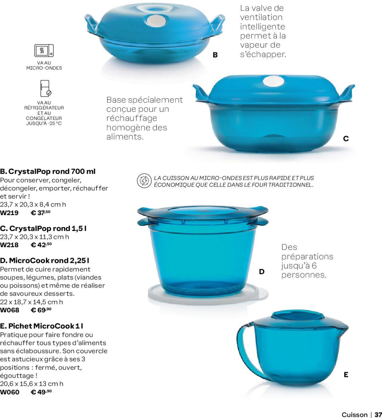 tupperware - Tupperware catalogue Automne/Hiver 2024-2025 à partir du 01/09/2024 - promo en ligne du dimanche 01/09/2024 - page: 37