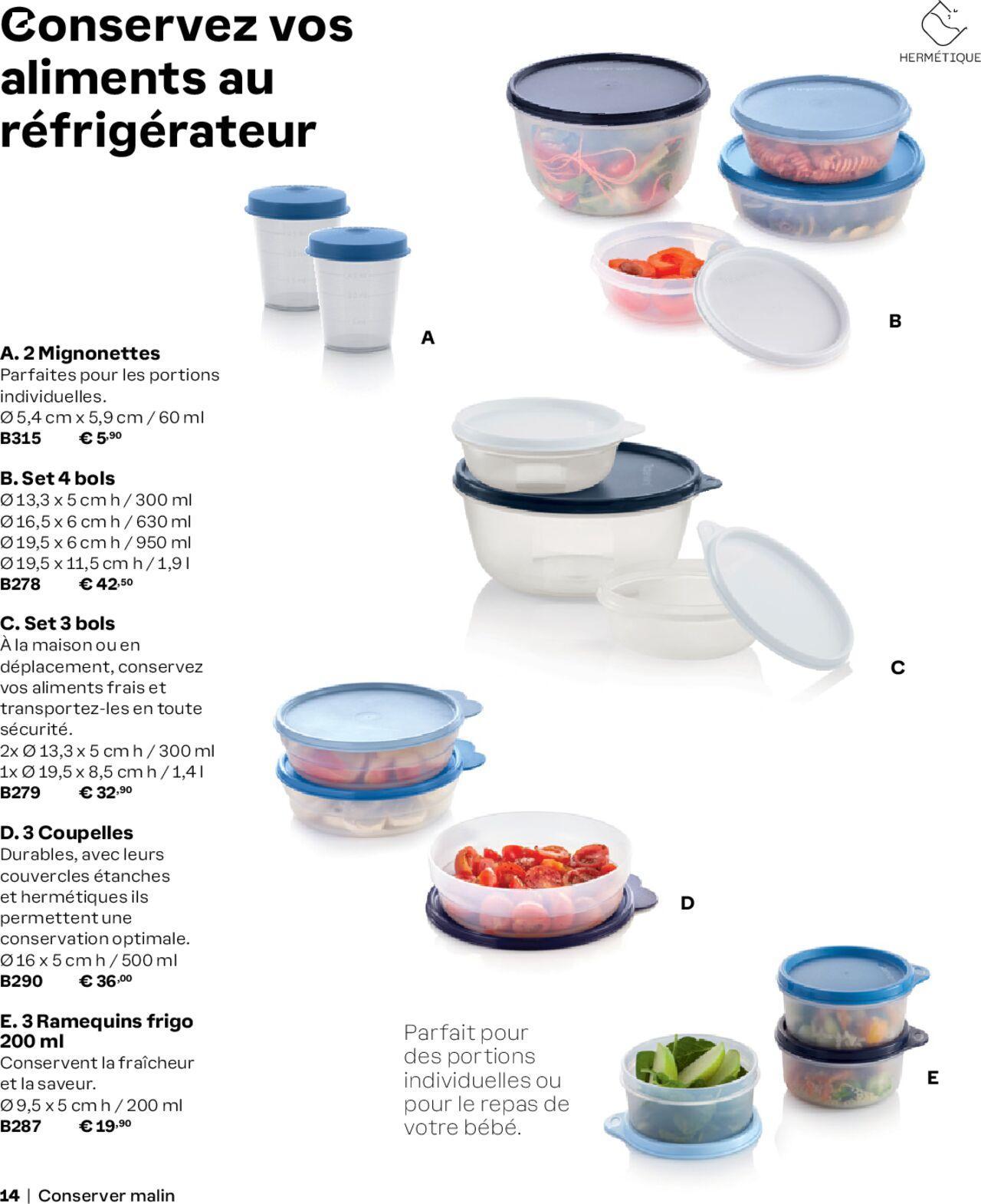 tupperware - Tupperware catalogue Automne/Hiver 2024-2025 à partir du 01/09/2024 - promo en ligne du dimanche 01/09/2024 - page: 14