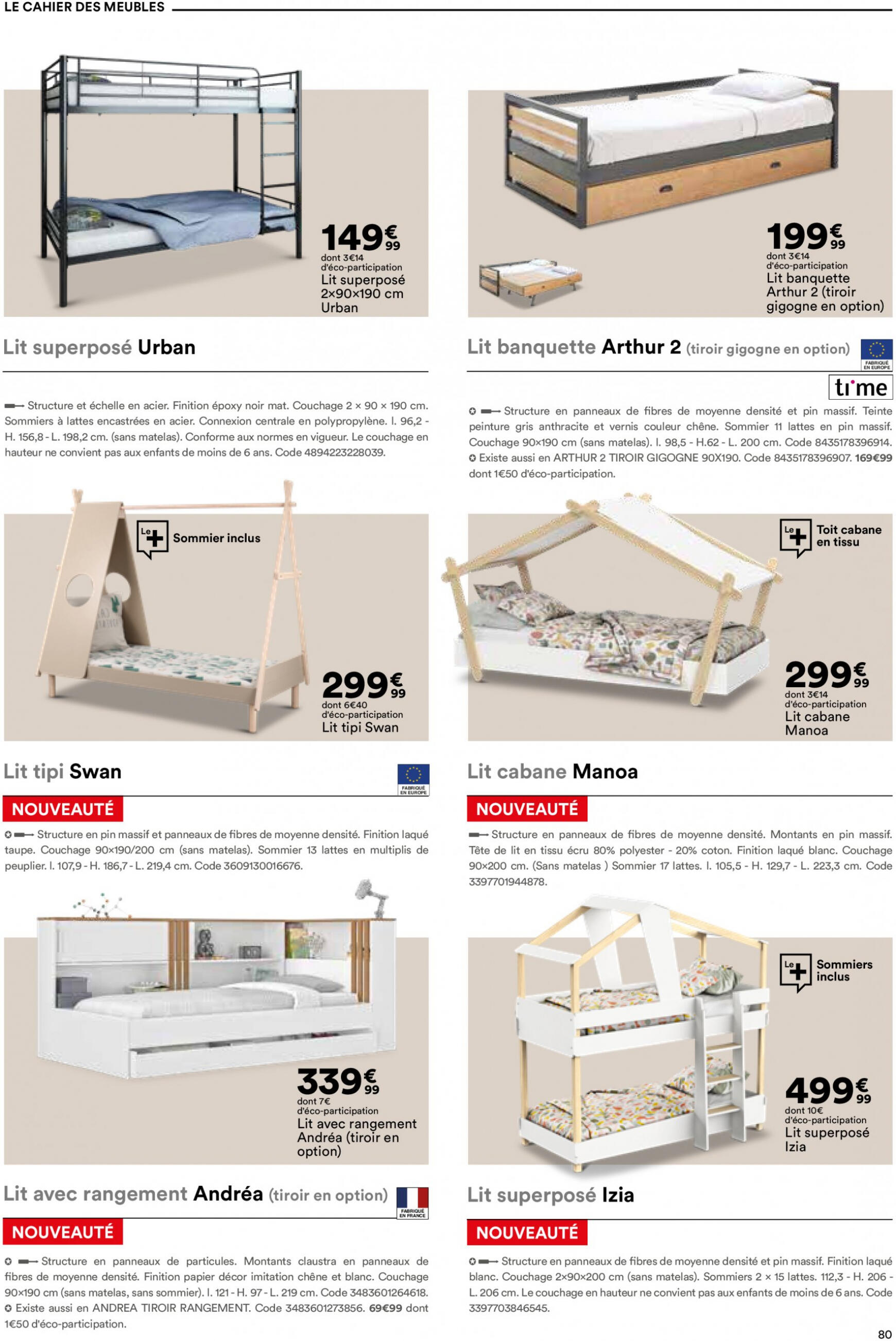 but - Prospectus But - Guide Literie 2024 actuel 18.06. - 26.08. - page: 80