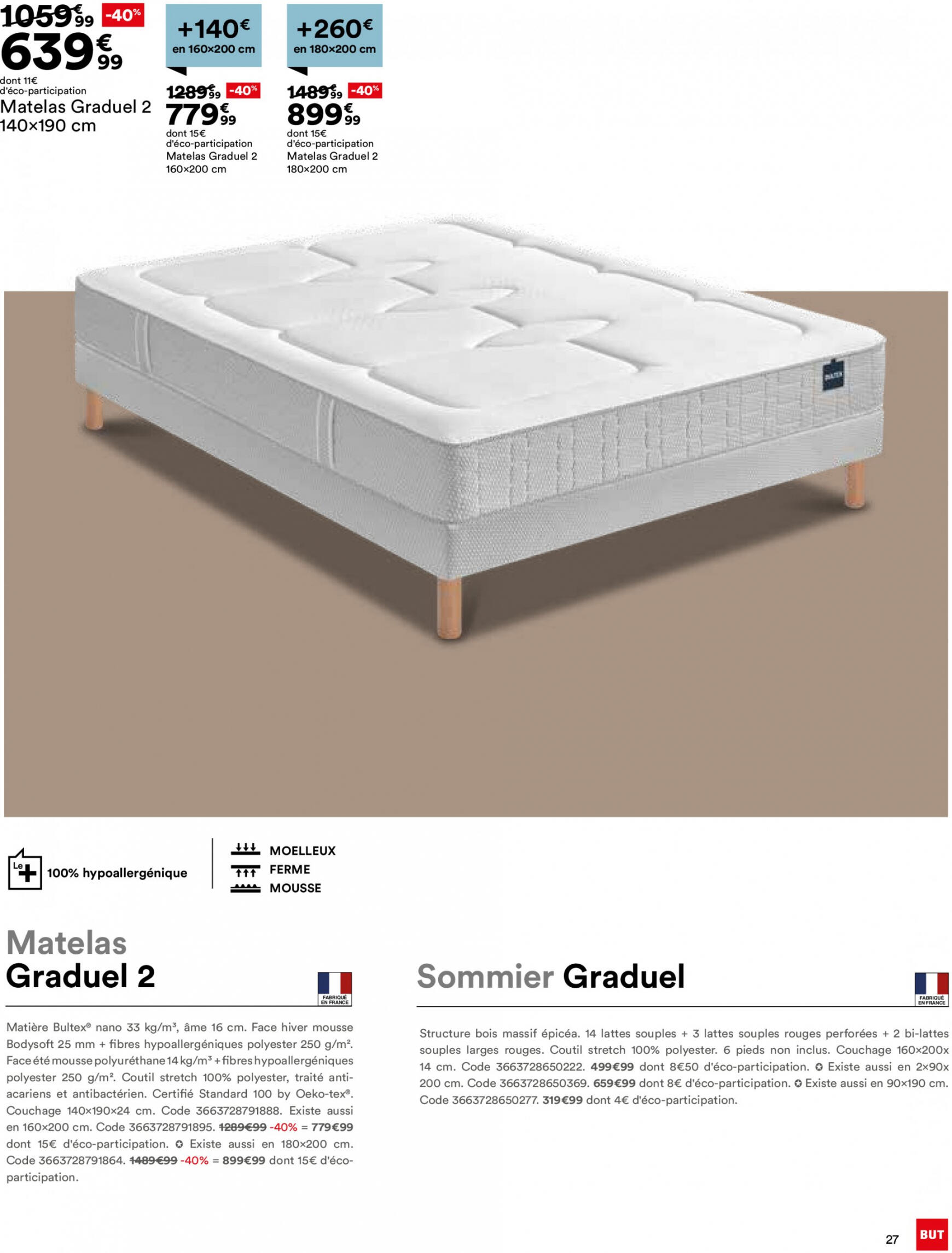 but - Prospectus But - Guide Literie 2024 actuel 18.06. - 26.08. - page: 27