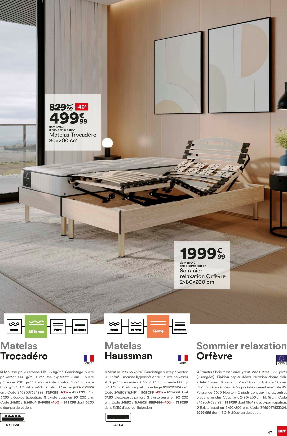 but - Catalogue But - Guide Literie valable du 02/12 au 23/02 - page: 47