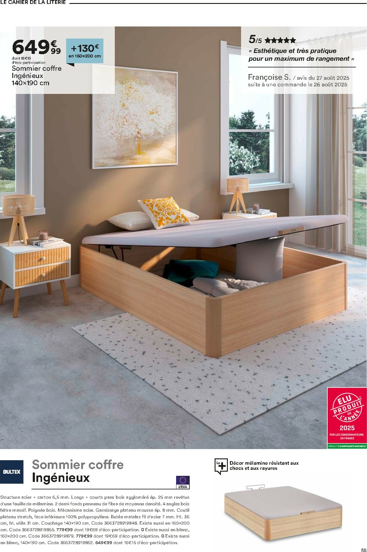 but - Catalogue But - Guide Literie valable du 02/12 au 23/02 - page: 58