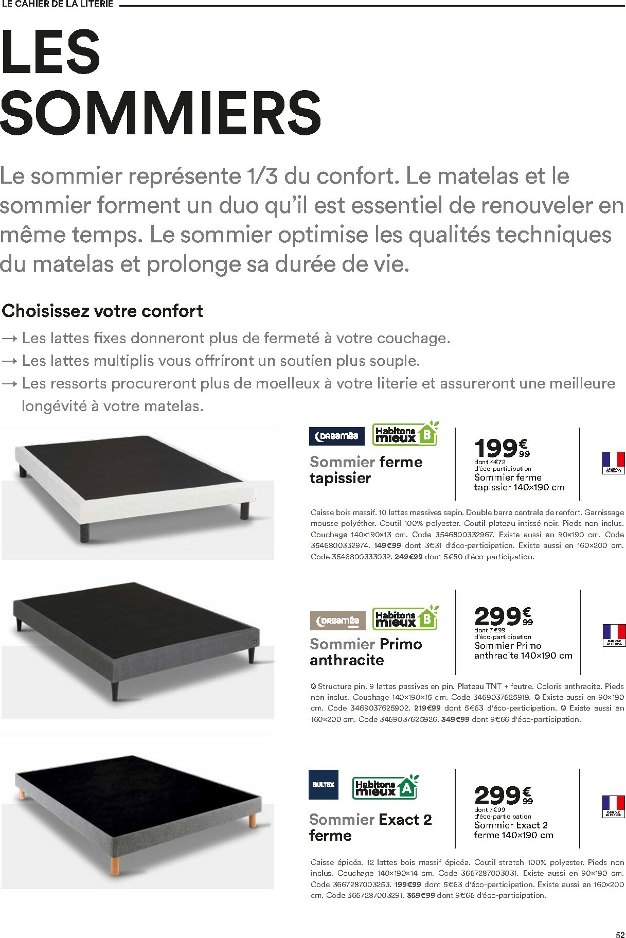 but - Catalogue But - Guide Literie valable du 02/12 au 23/02 - page: 52