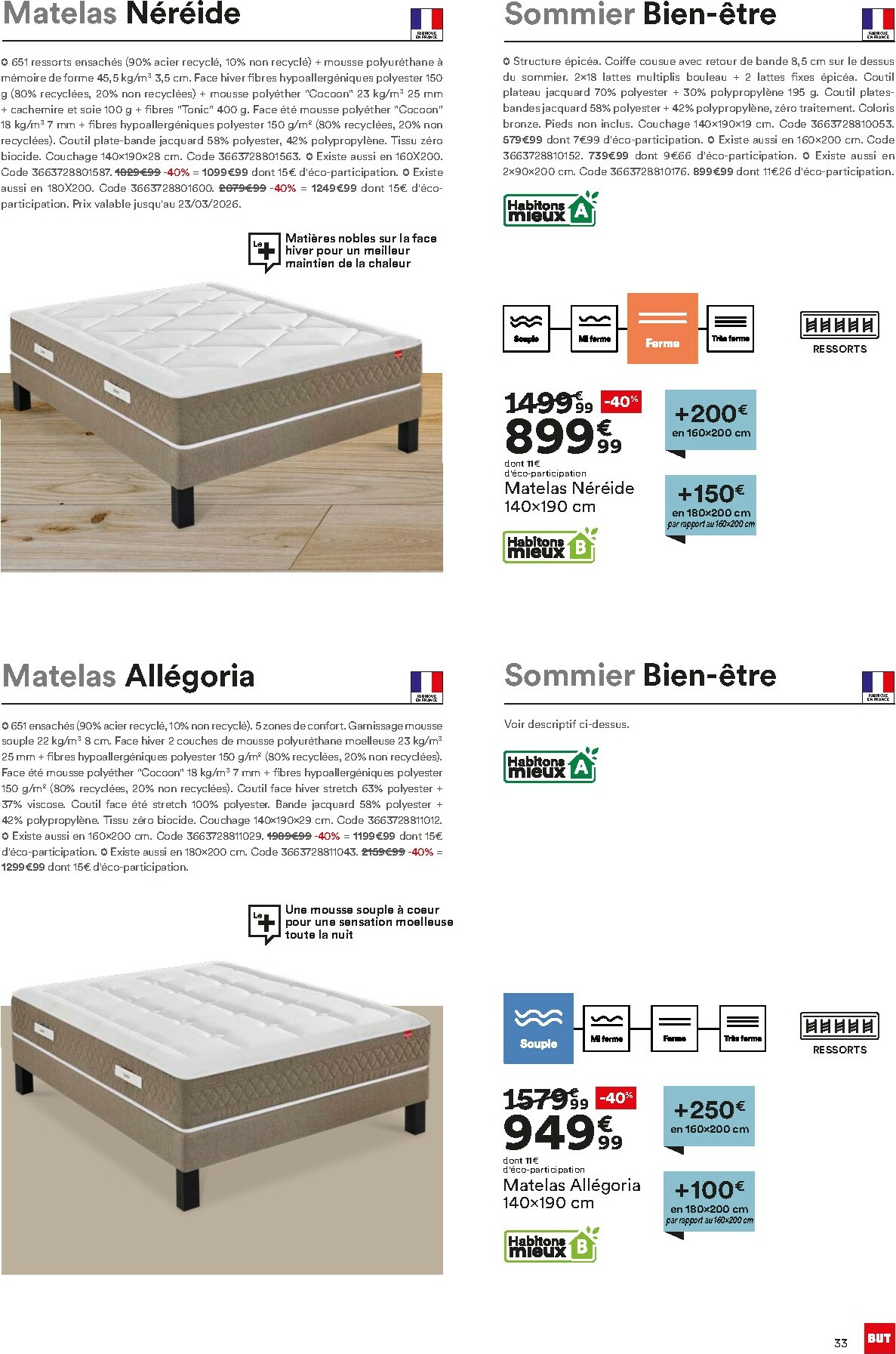 but - Catalogue But - Guide Literie valable du 02/12 au 23/02 - page: 33