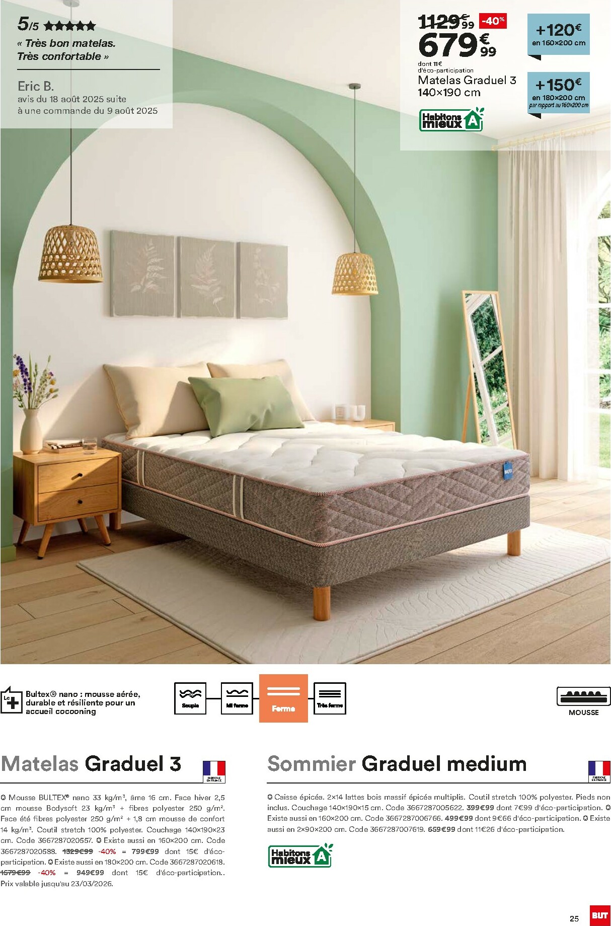 but - Catalogue But - Guide Literie valable du 02/12 au 23/02 - page: 25