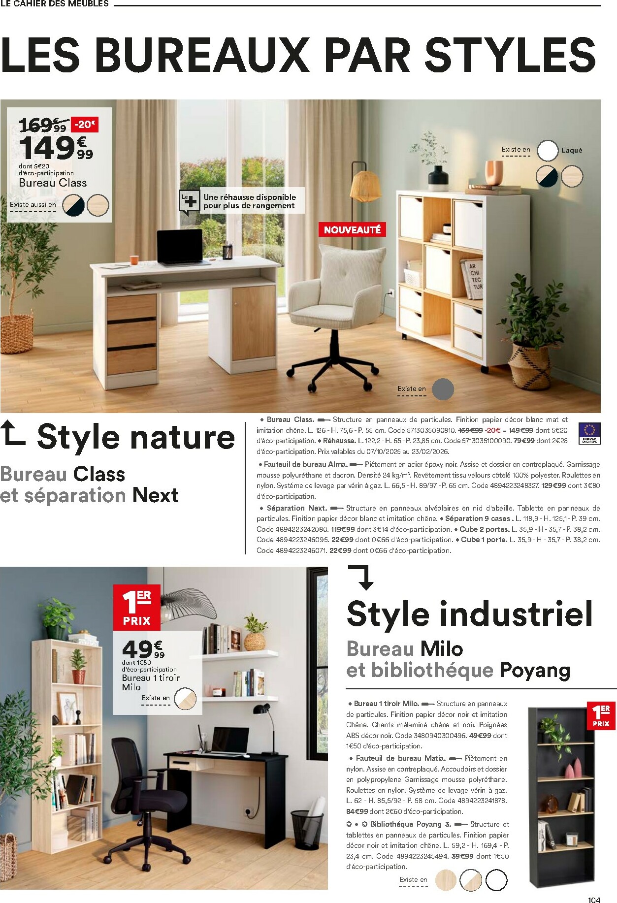 but - Catalogue But - Guide Literie valable du 02/12 au 23/02 - page: 104