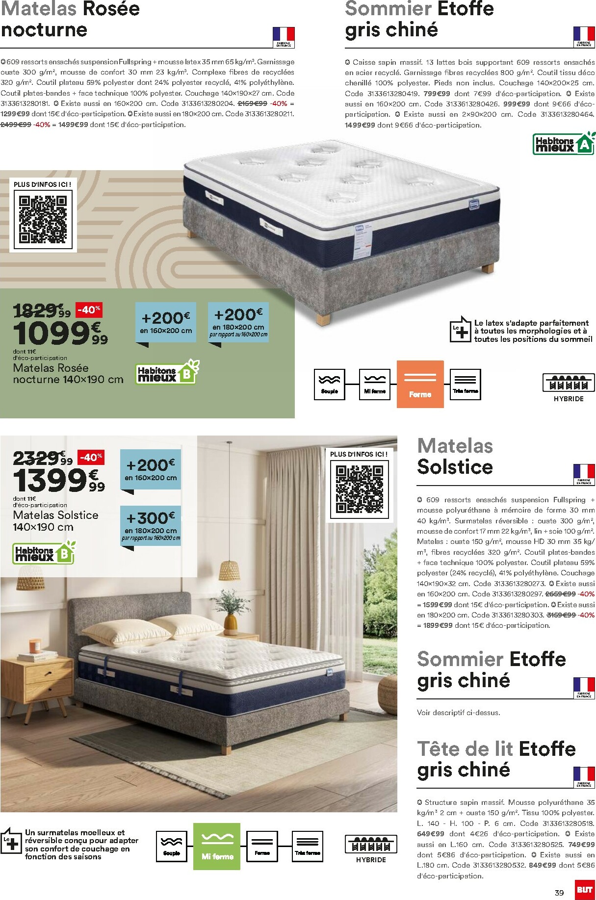 but - Catalogue But - Guide Literie valable du 02/12 au 23/02 - page: 39